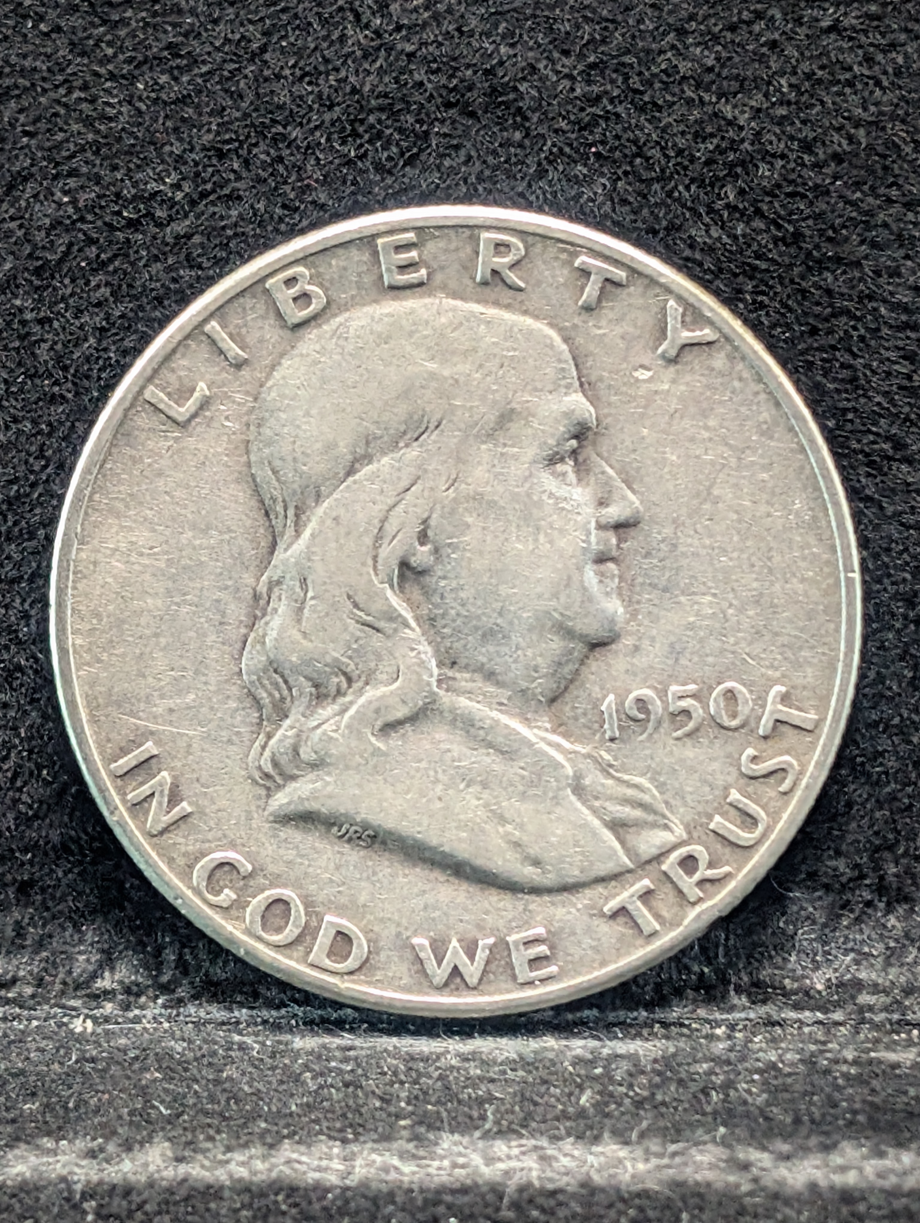 1950-P Franklin Half Dollar, 90% Silver