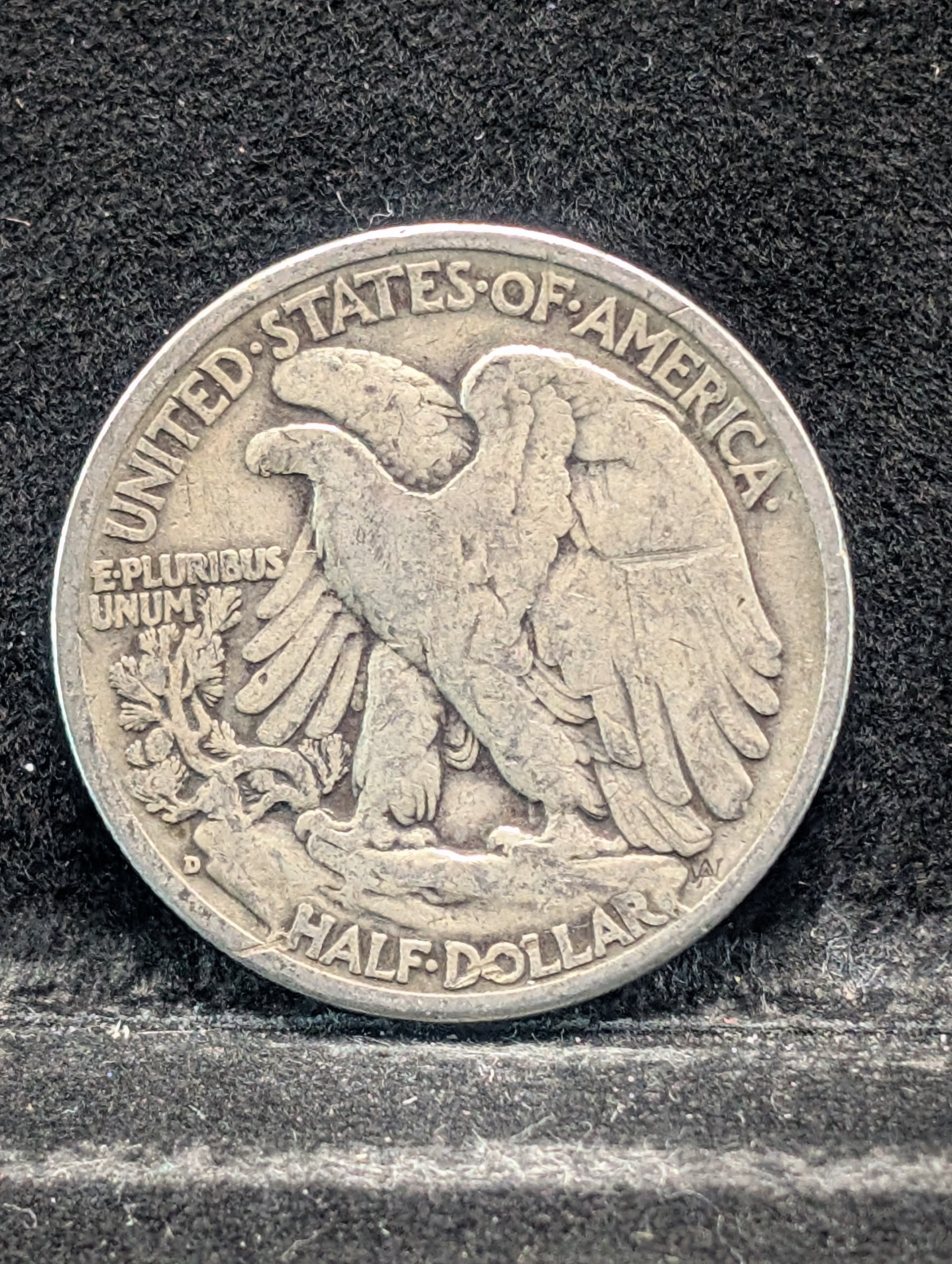 1941-D Walking Liberty Half Dollar, 90% Silver