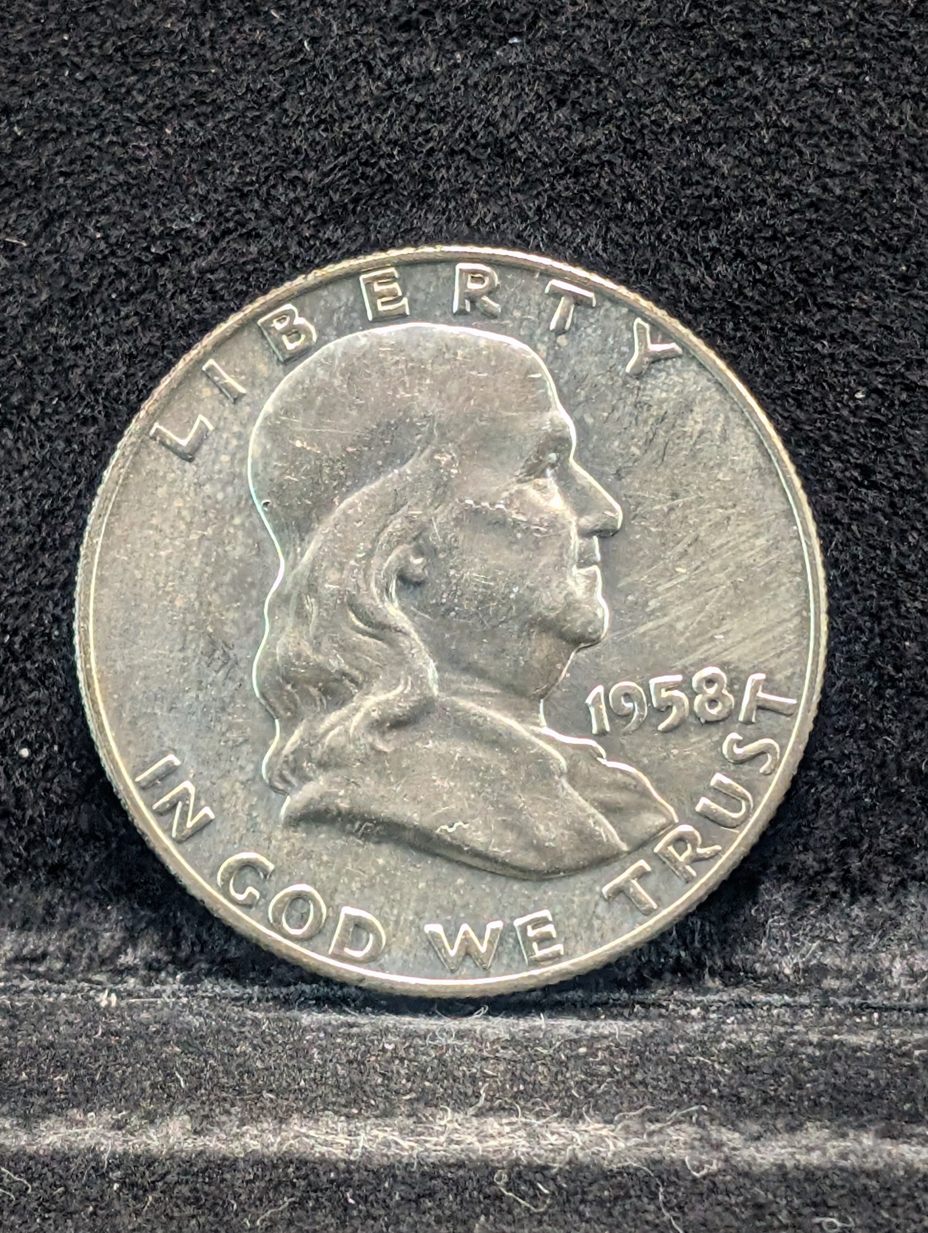 1958-D Franklin Half Dollar, 90% Silver
