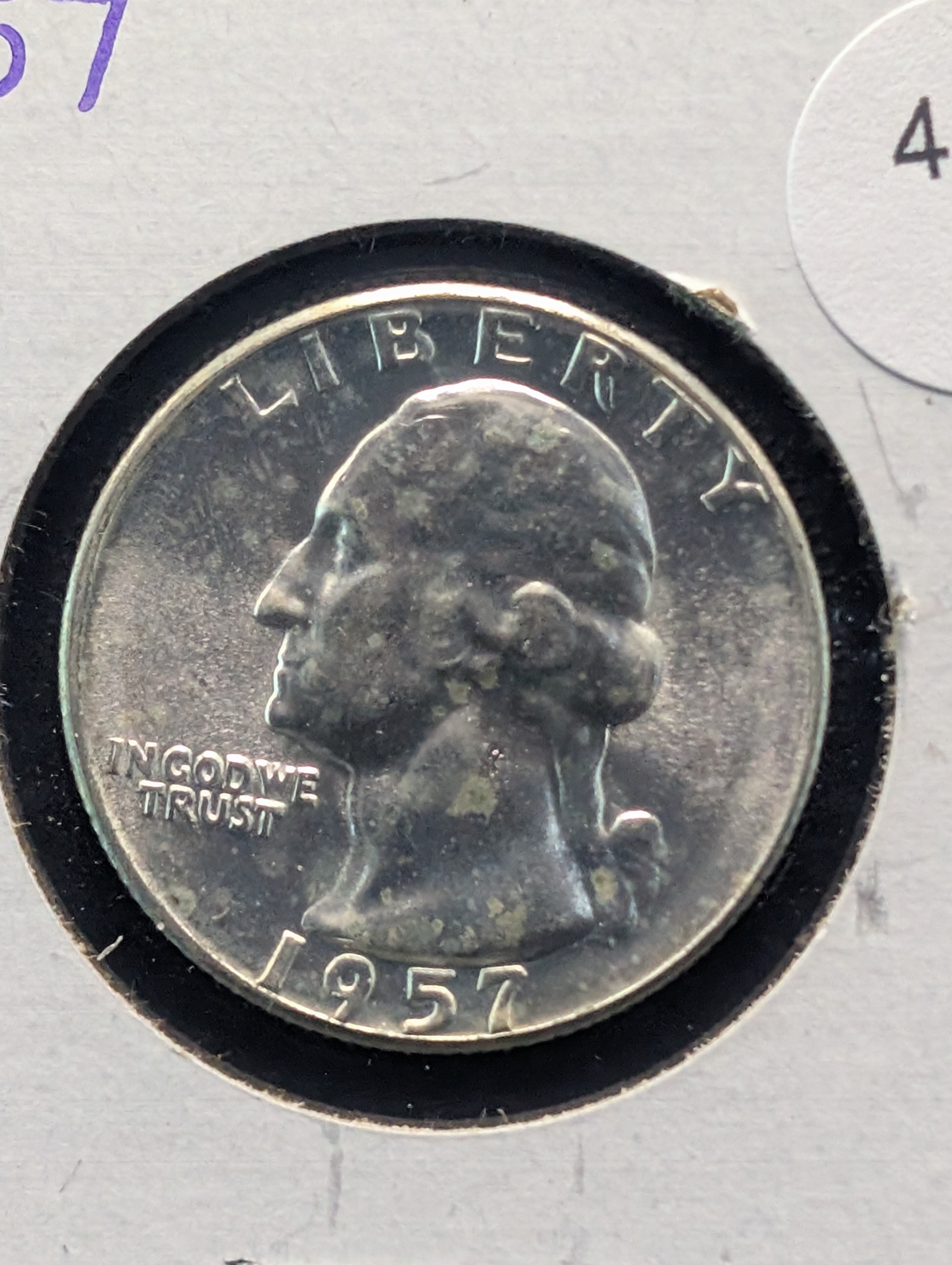 1957-P Washington Quarter, 90% Silver