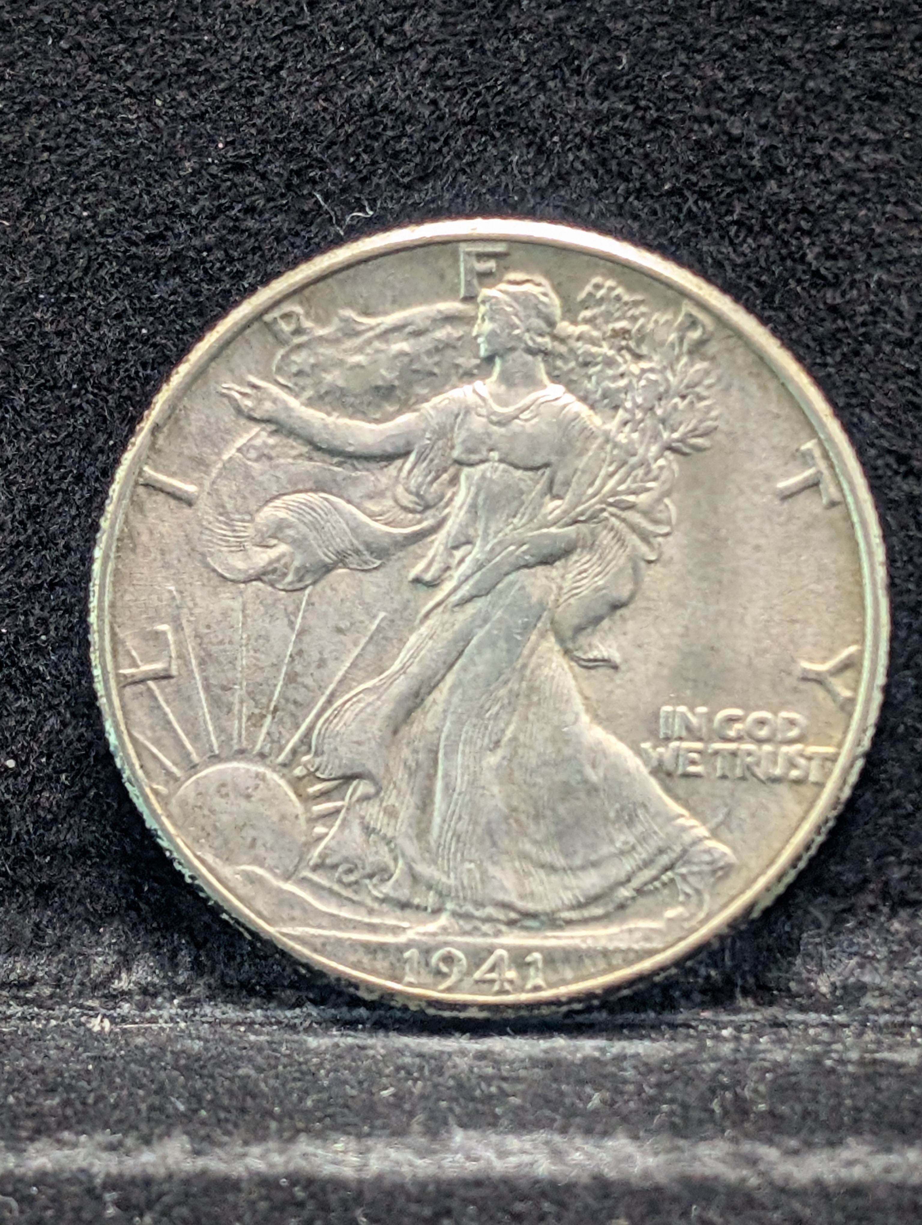 1941-P Walking Liberty Half Dollar, 90% Silver