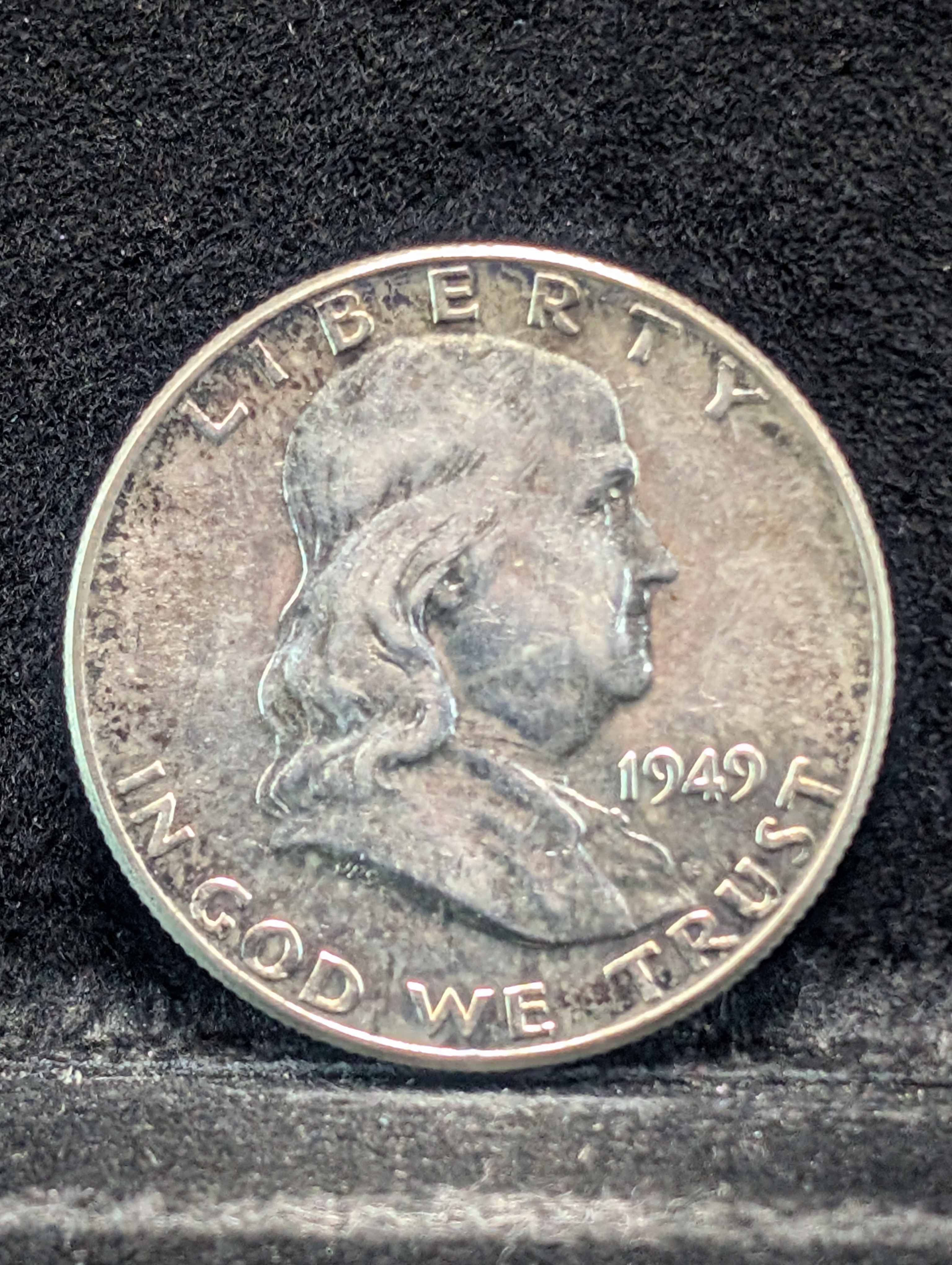 1949-P Franklin Half Dollar, 90% Silver