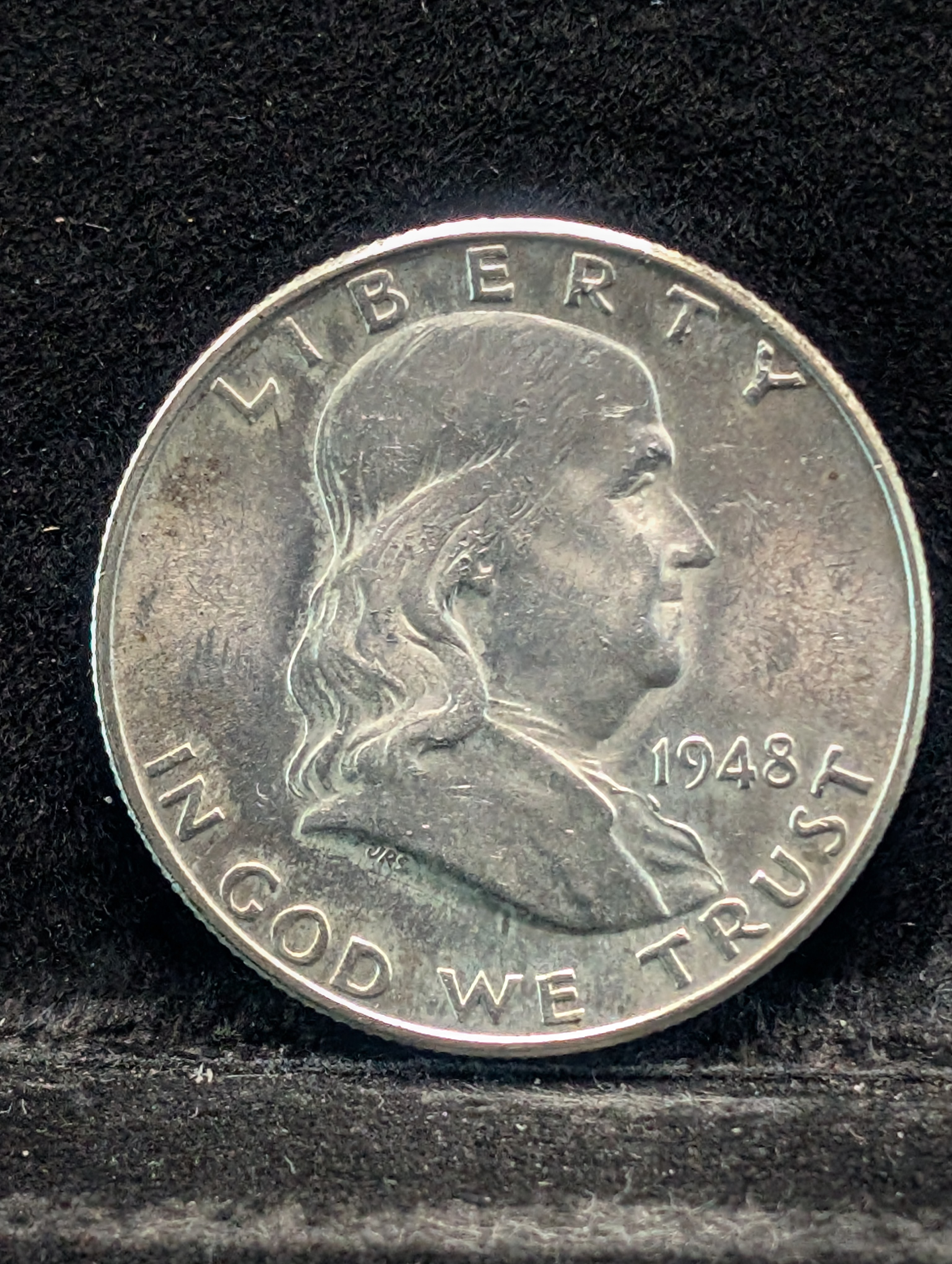 1948-P Franklin Half Dollar, 90% Silver
