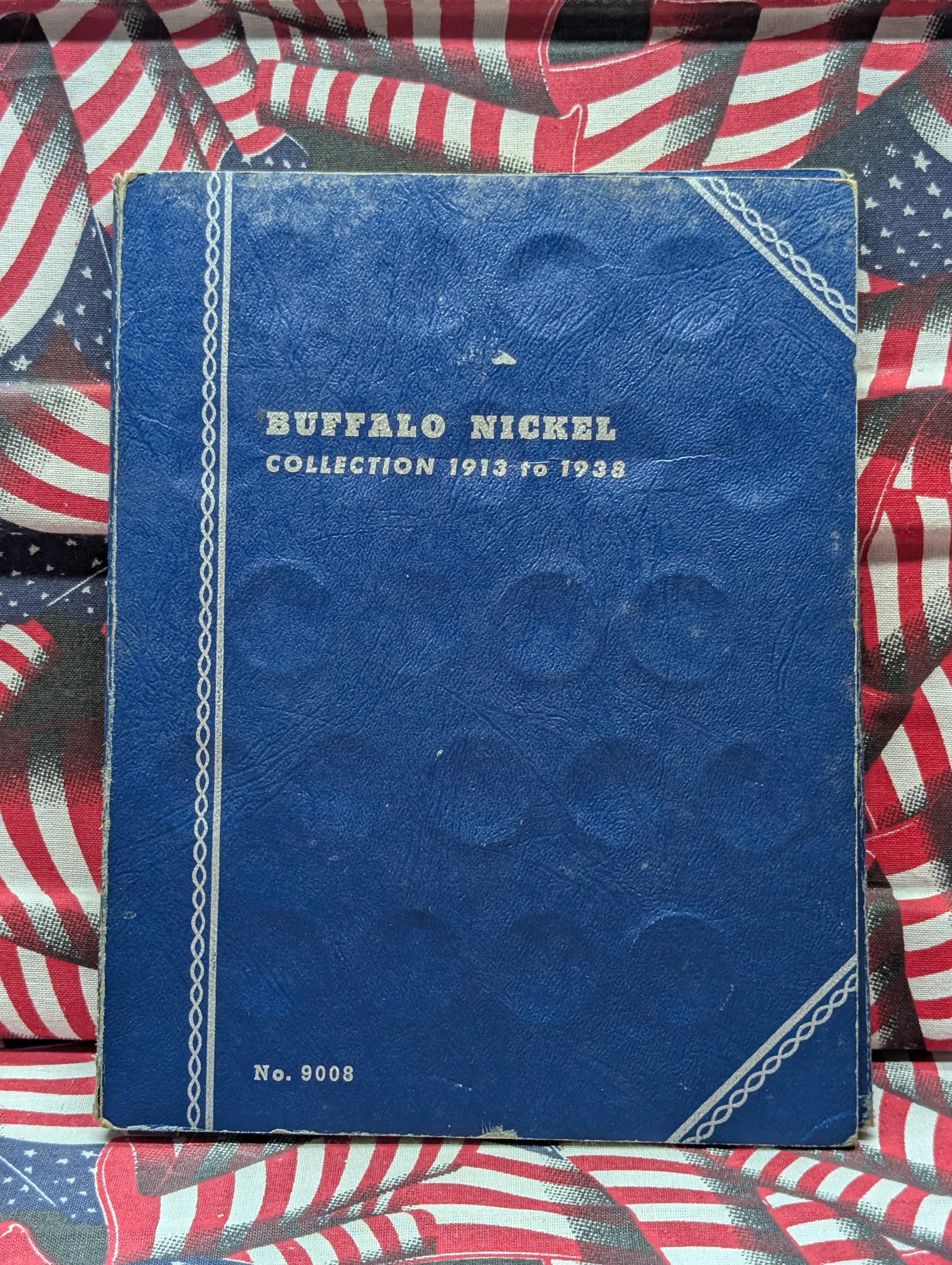 1913 to 1938 Indian Head Buffalo Nickel Whitman Folder w/ 36 Coins