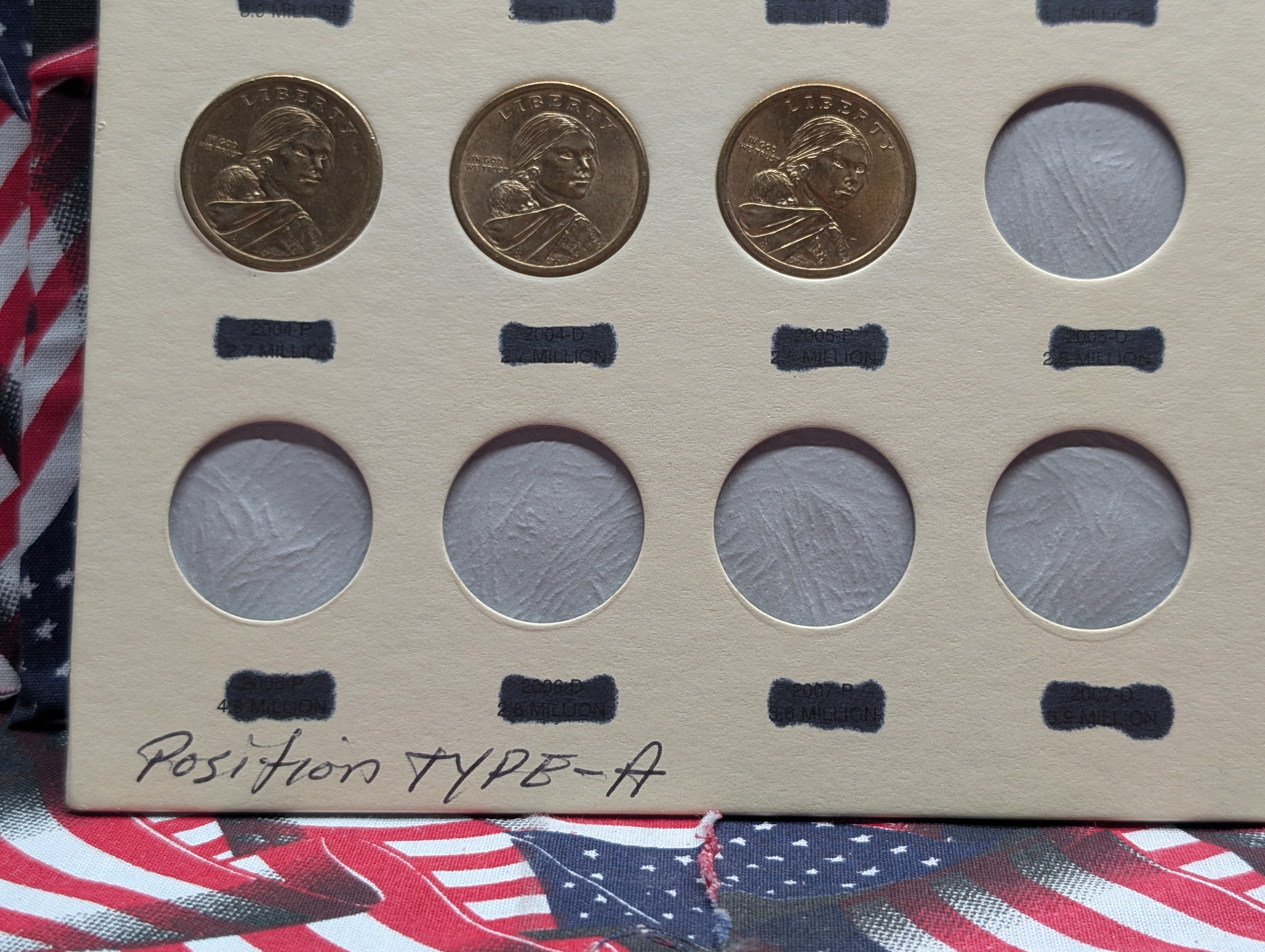 Littleton Sacagawea & Native American Dollar Littleton Folder (2000–2015), includes 17 coins.