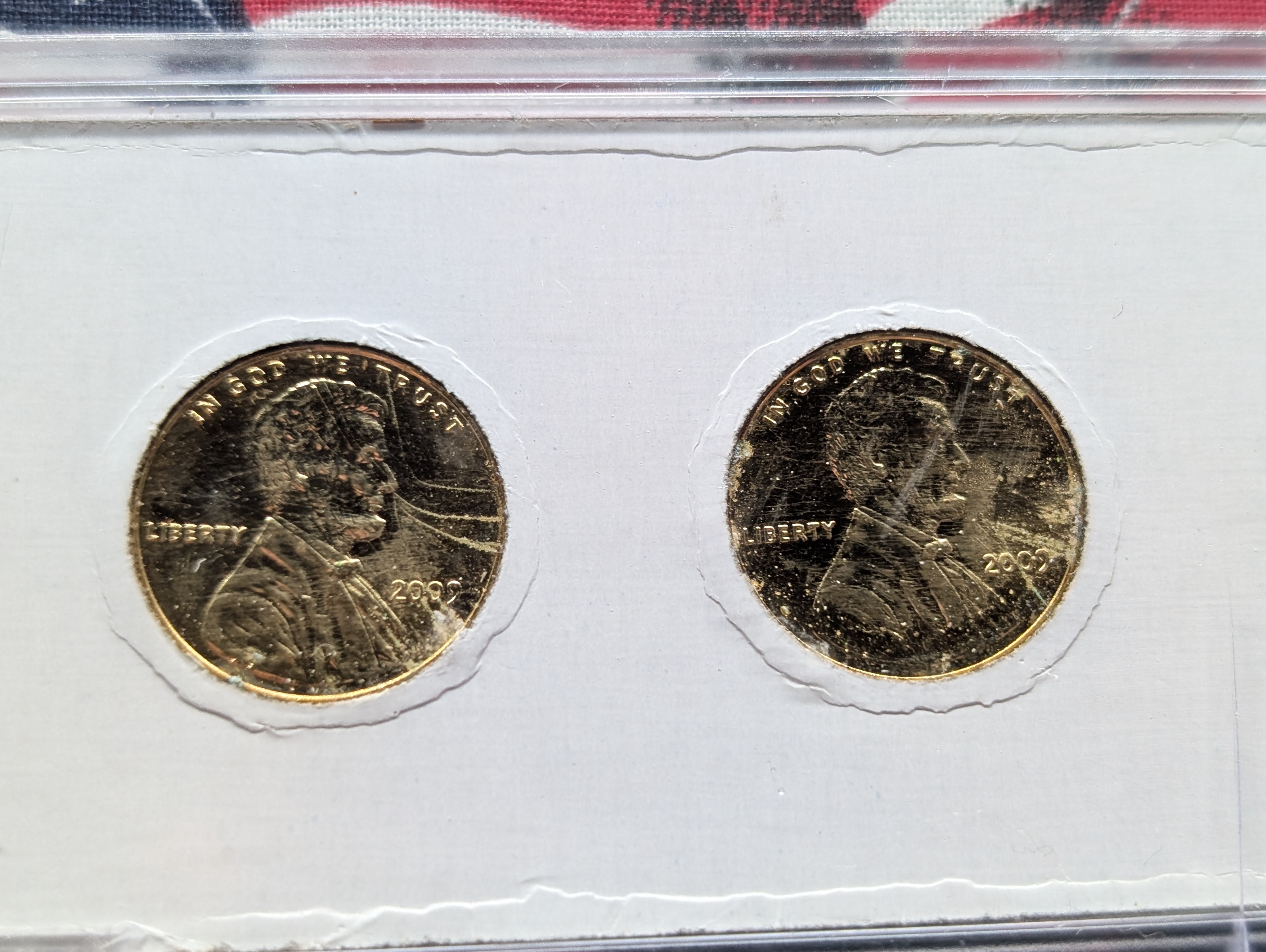 2009 Lincoln Bicentennial Cents Set & 1964 Lincoln Speaks Counterstamped Memorial Cents Set