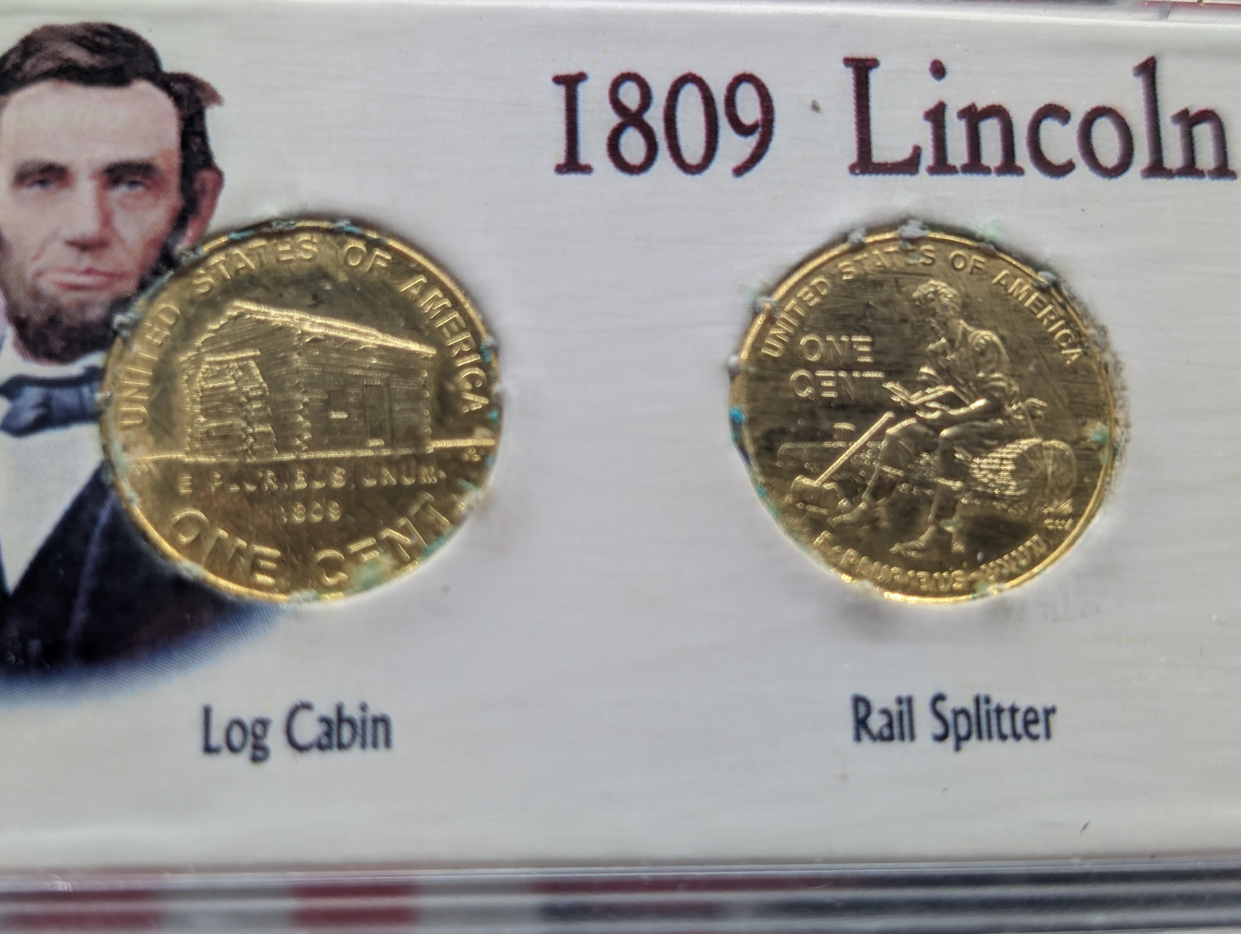 2009 Lincoln Bicentennial Cents Set & 1964 Lincoln Speaks Counterstamped Memorial Cents Set