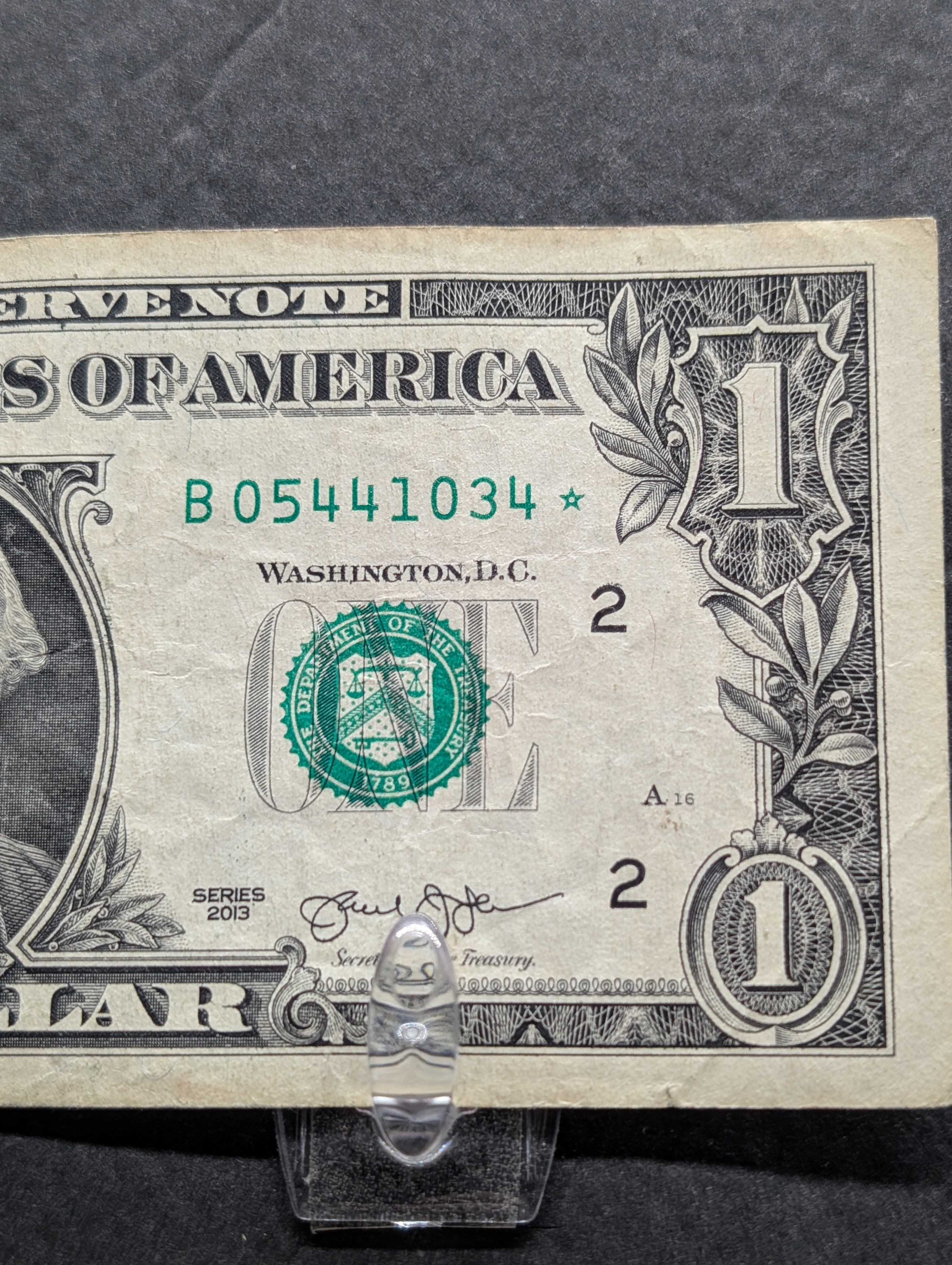 (6) 2013 Series One Dollar Star Replacement Notes, New York