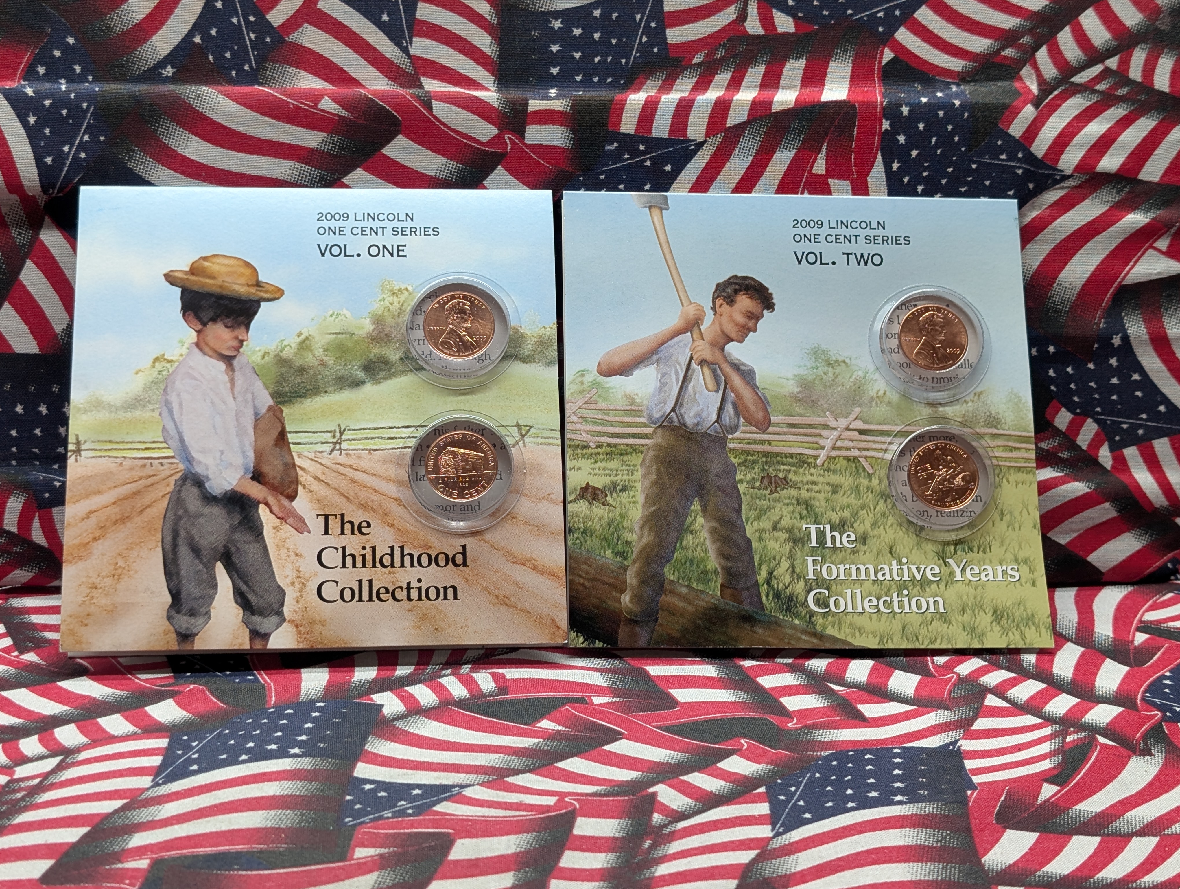 Vol 1 & Vol 2 - 2009 Lincoln Cent Series, Formative Years & Childhood