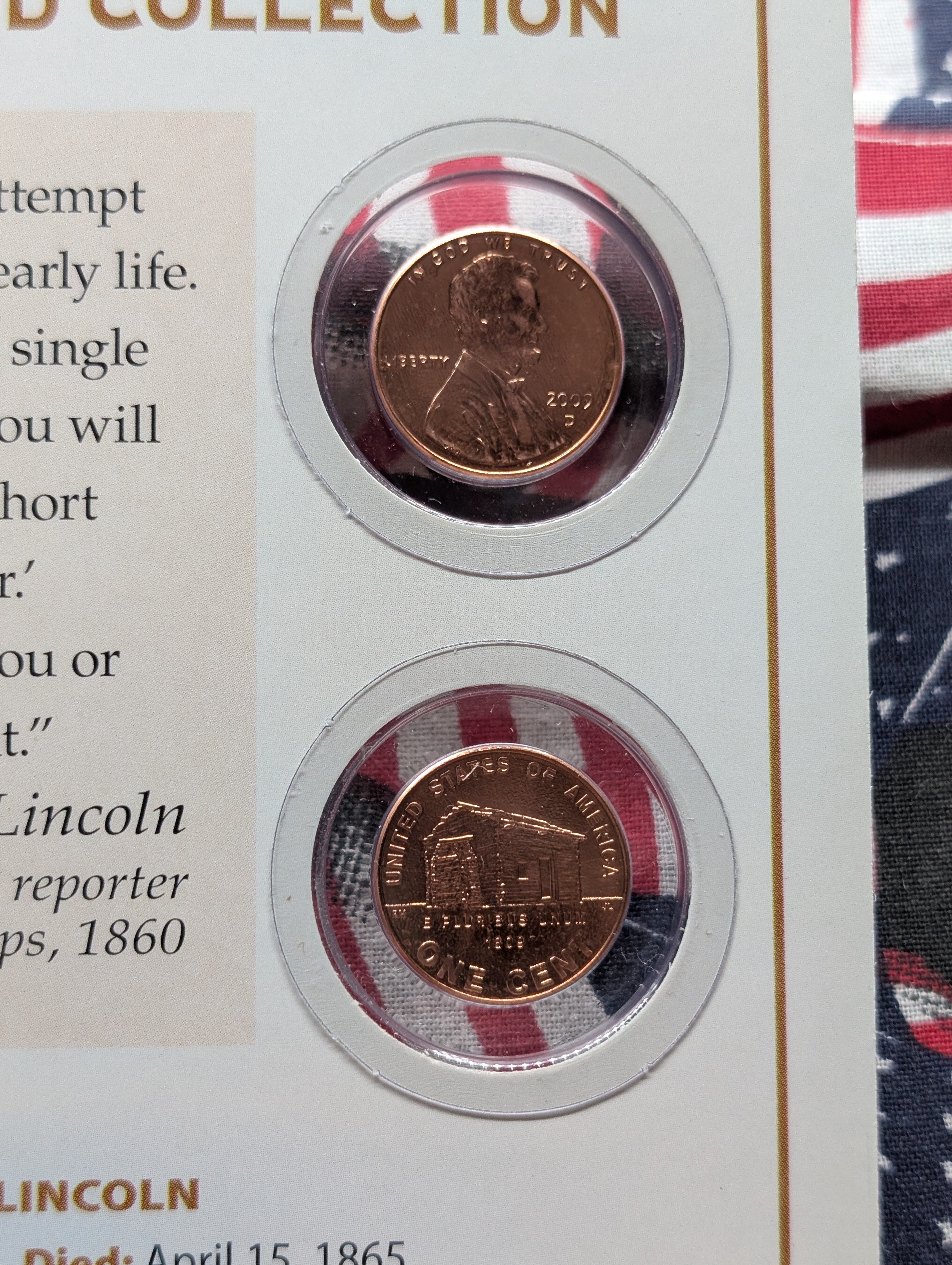 Vol 1 & Vol 2 - 2009 Lincoln Cent Series, Formative Years & Childhood