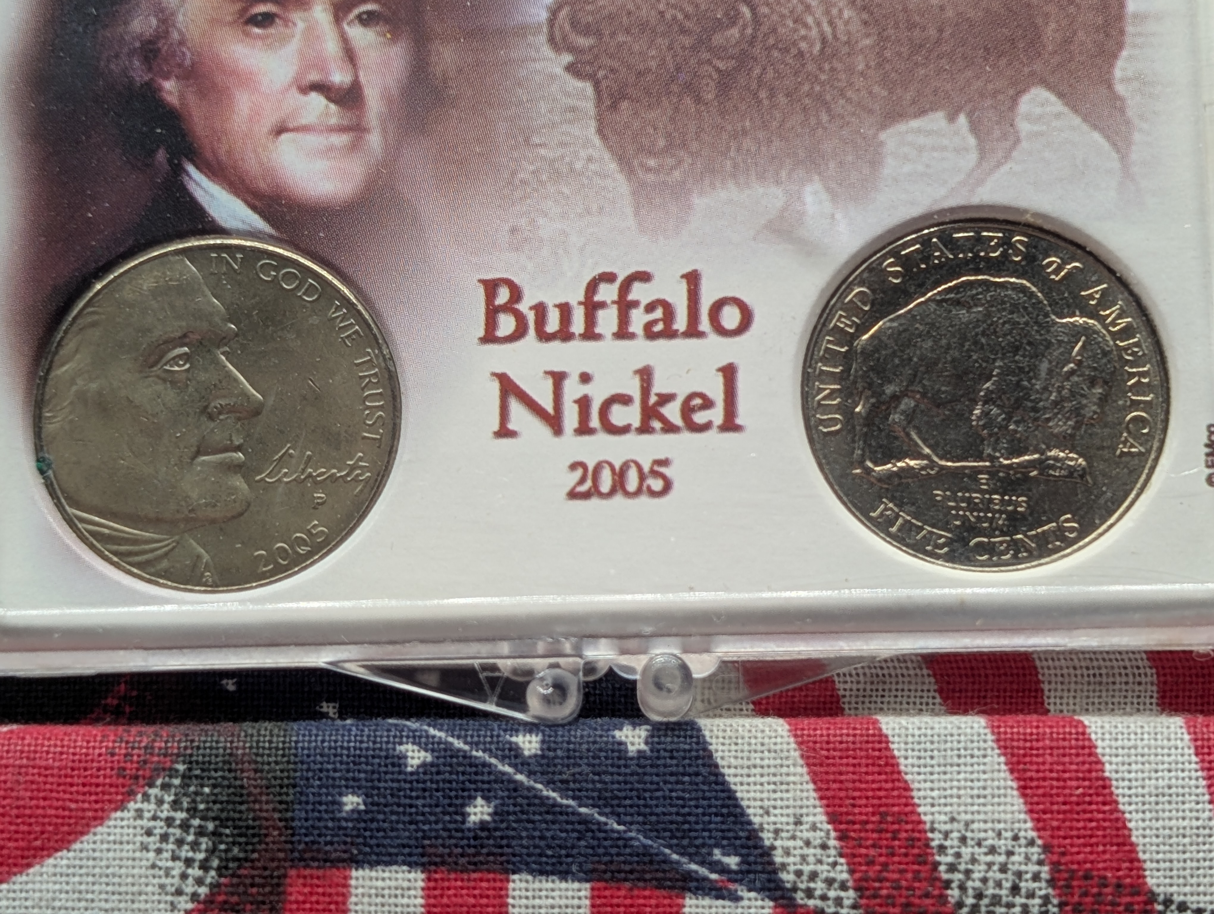 2005 P&D Westward Journey Bison Nickel Set