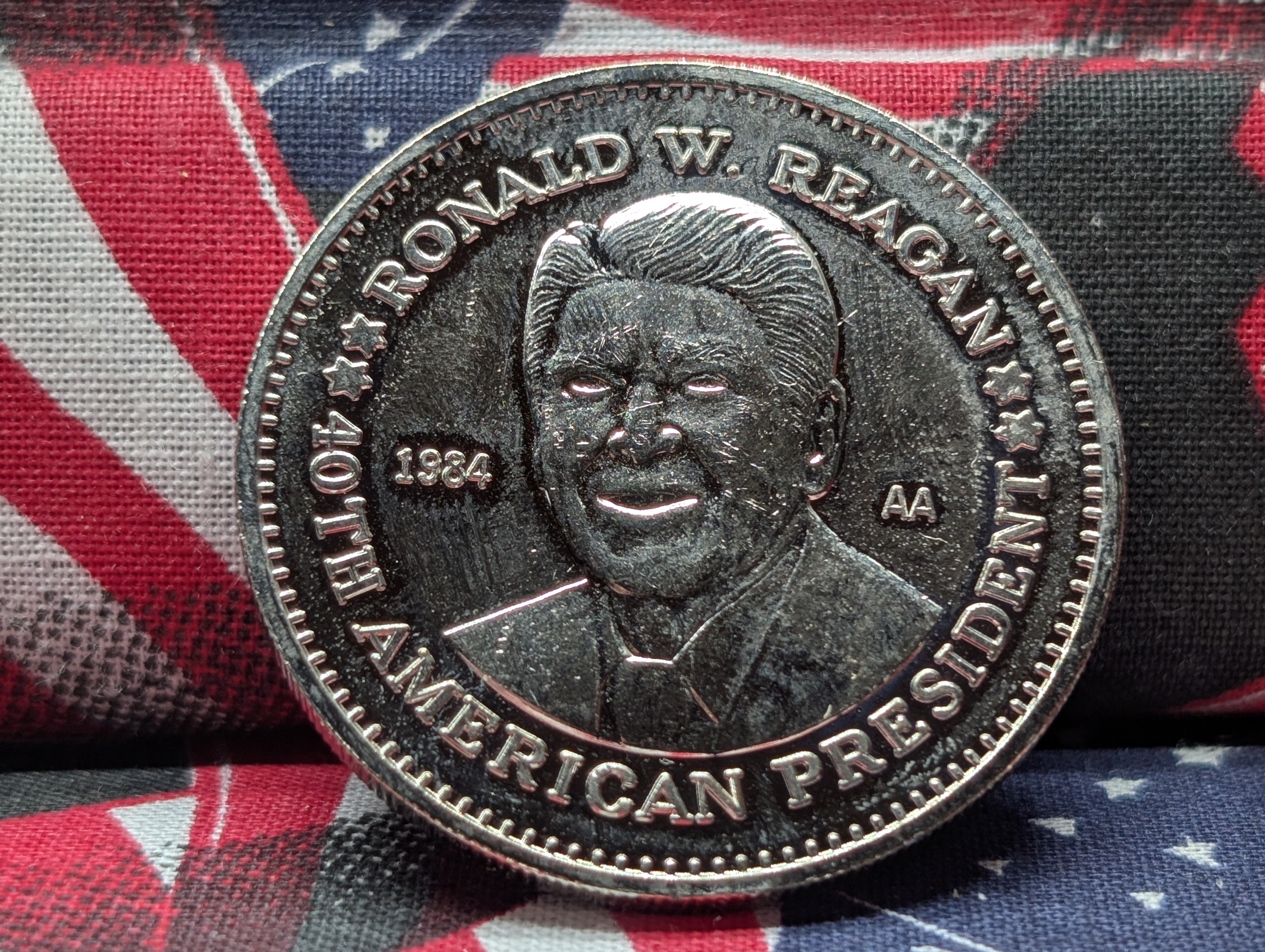 1984 National Historic Mint Ronald W. Reagan - Double Eagle Medal