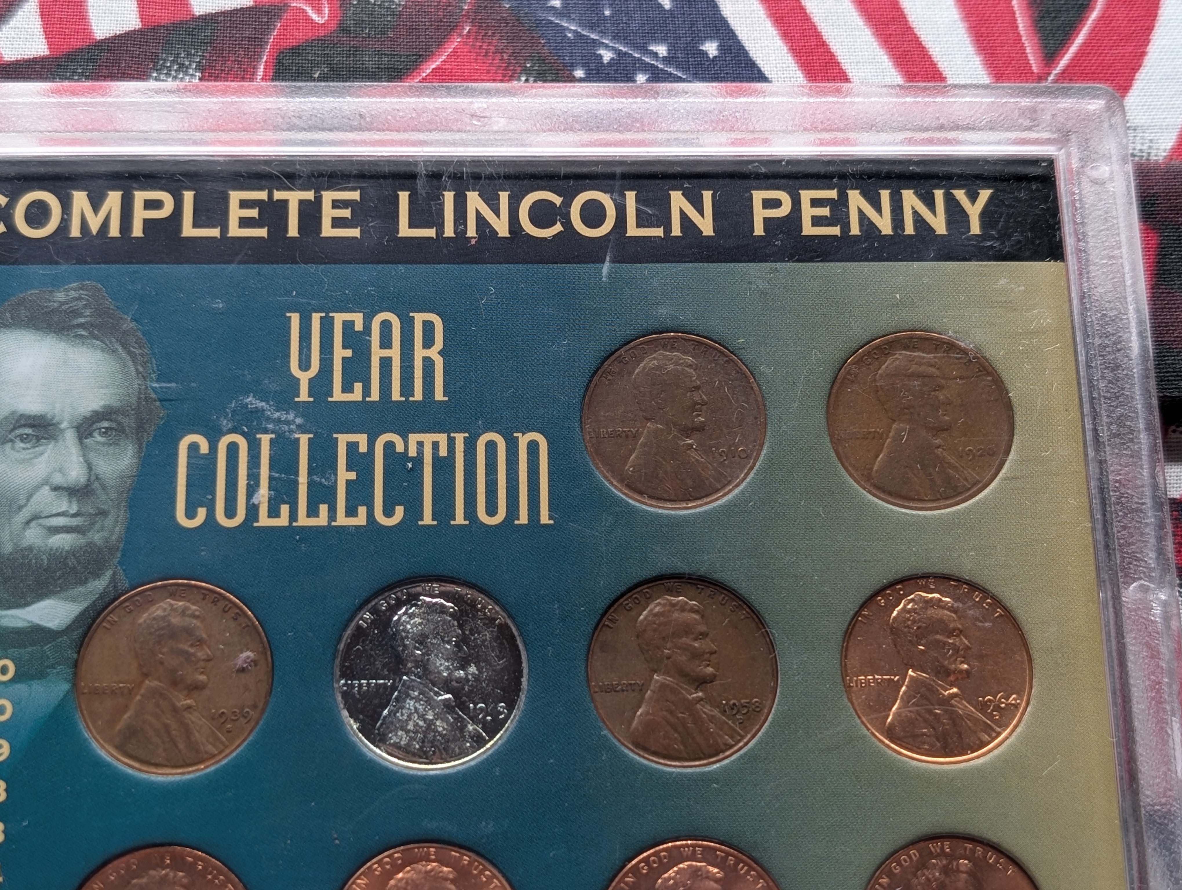 Complete Lincoln Penny Year Collection - 10 Coins