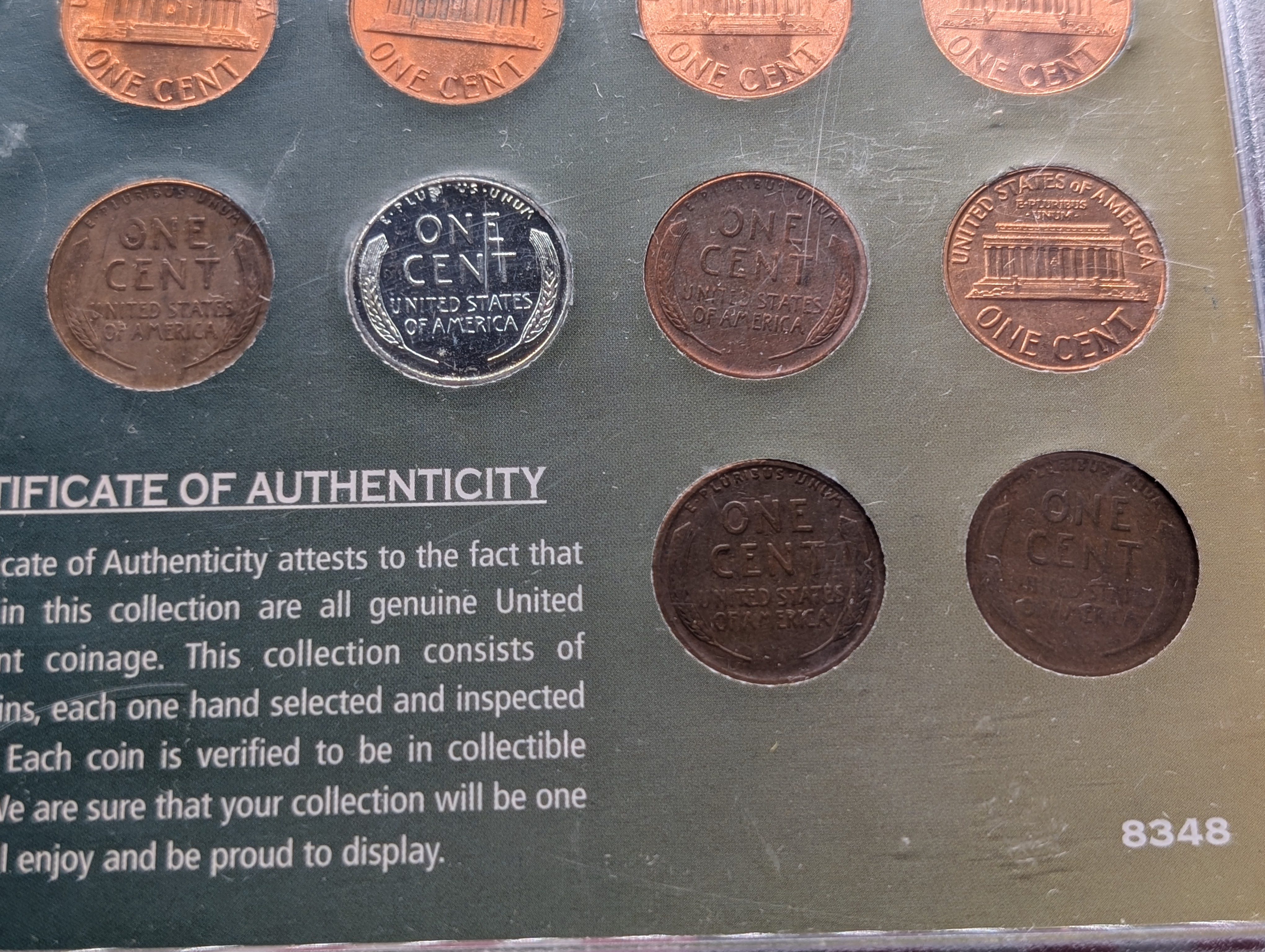 Complete Lincoln Penny Year Collection - 10 Coins