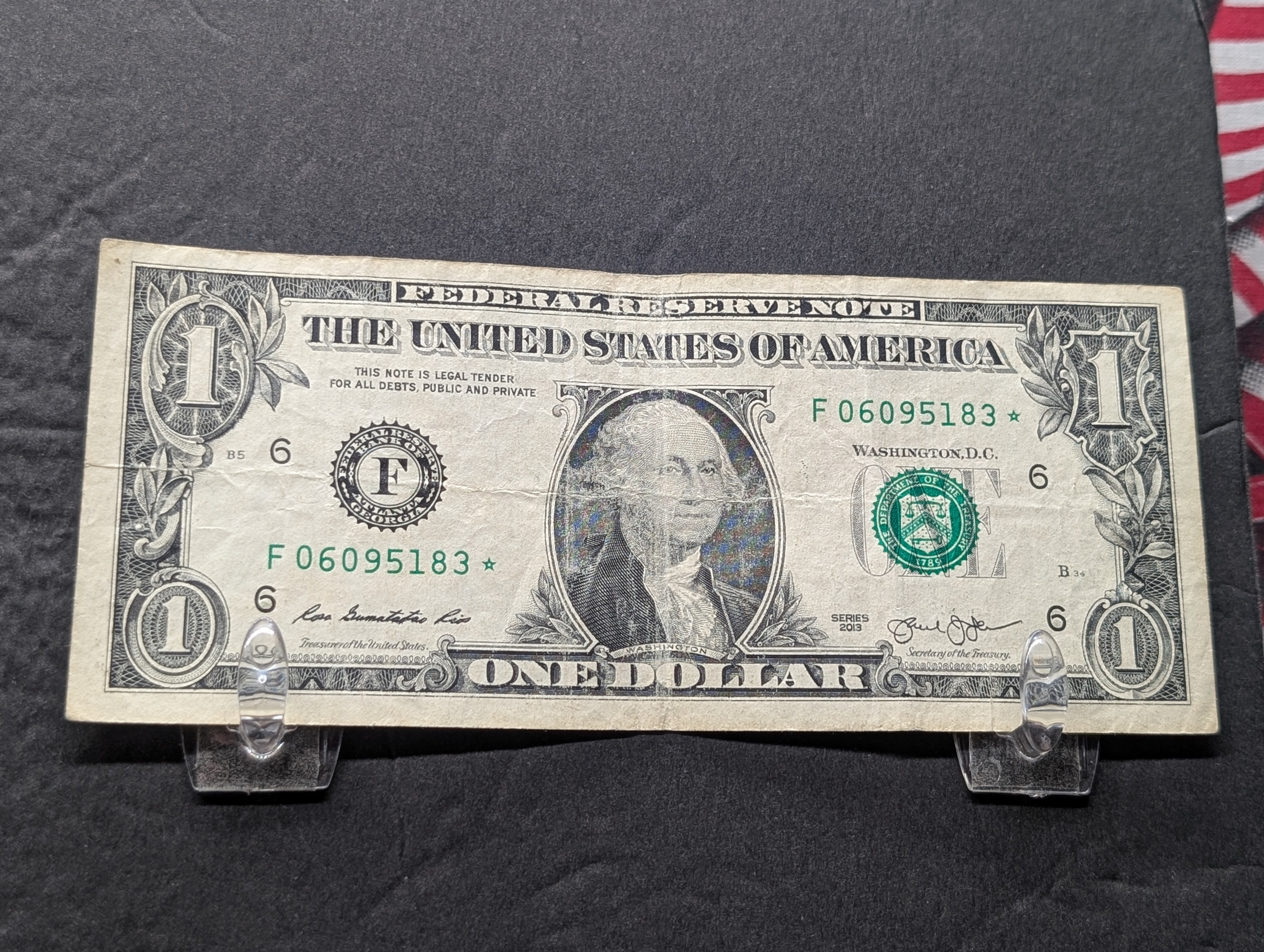 (9) 2013 Series One Dollar Star Replacement Notes, Atlanta