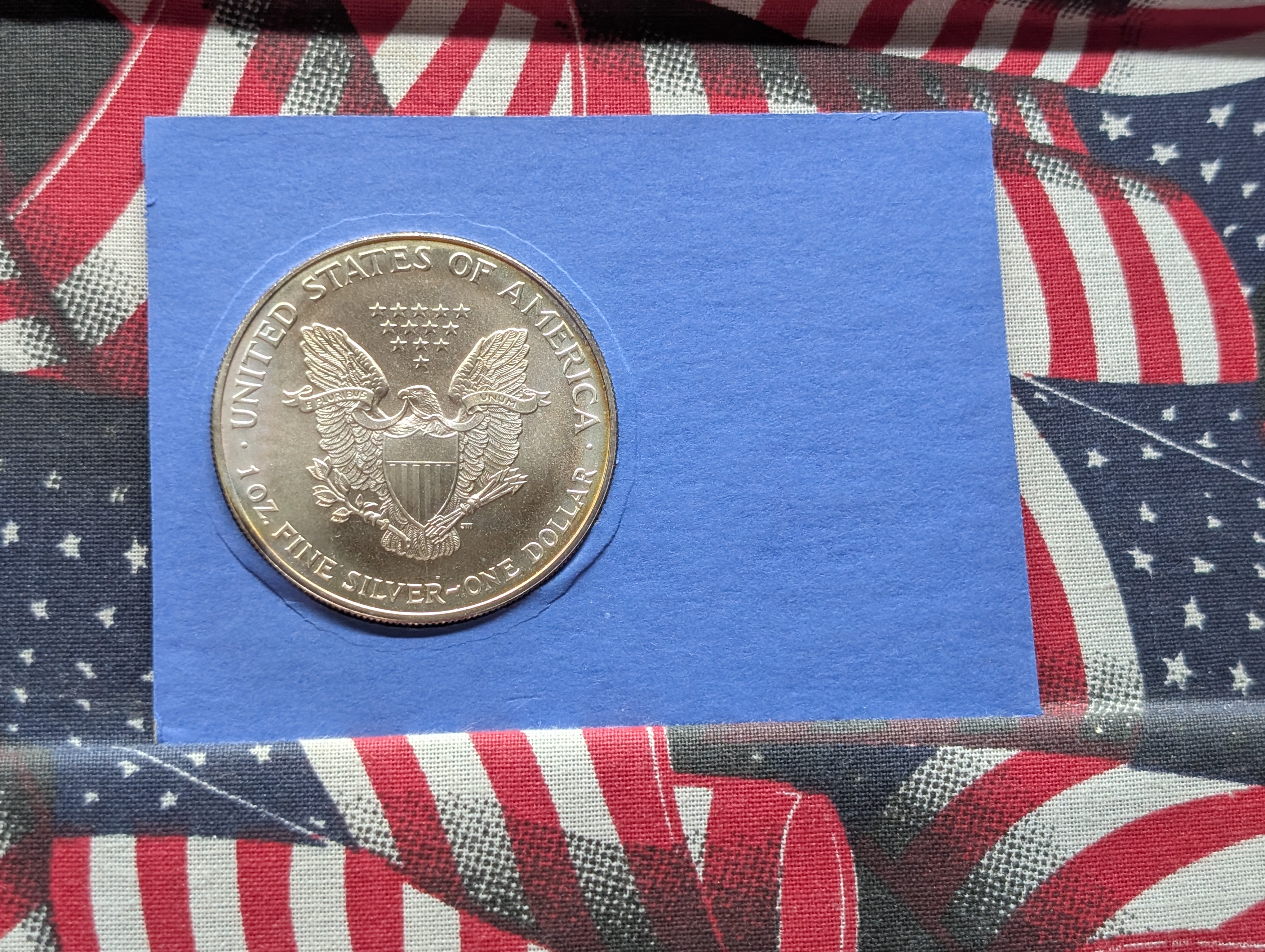 1997 American Silver Eagle, .999 Fine Silver One Troy Ounce - 435,368 Minted UNC