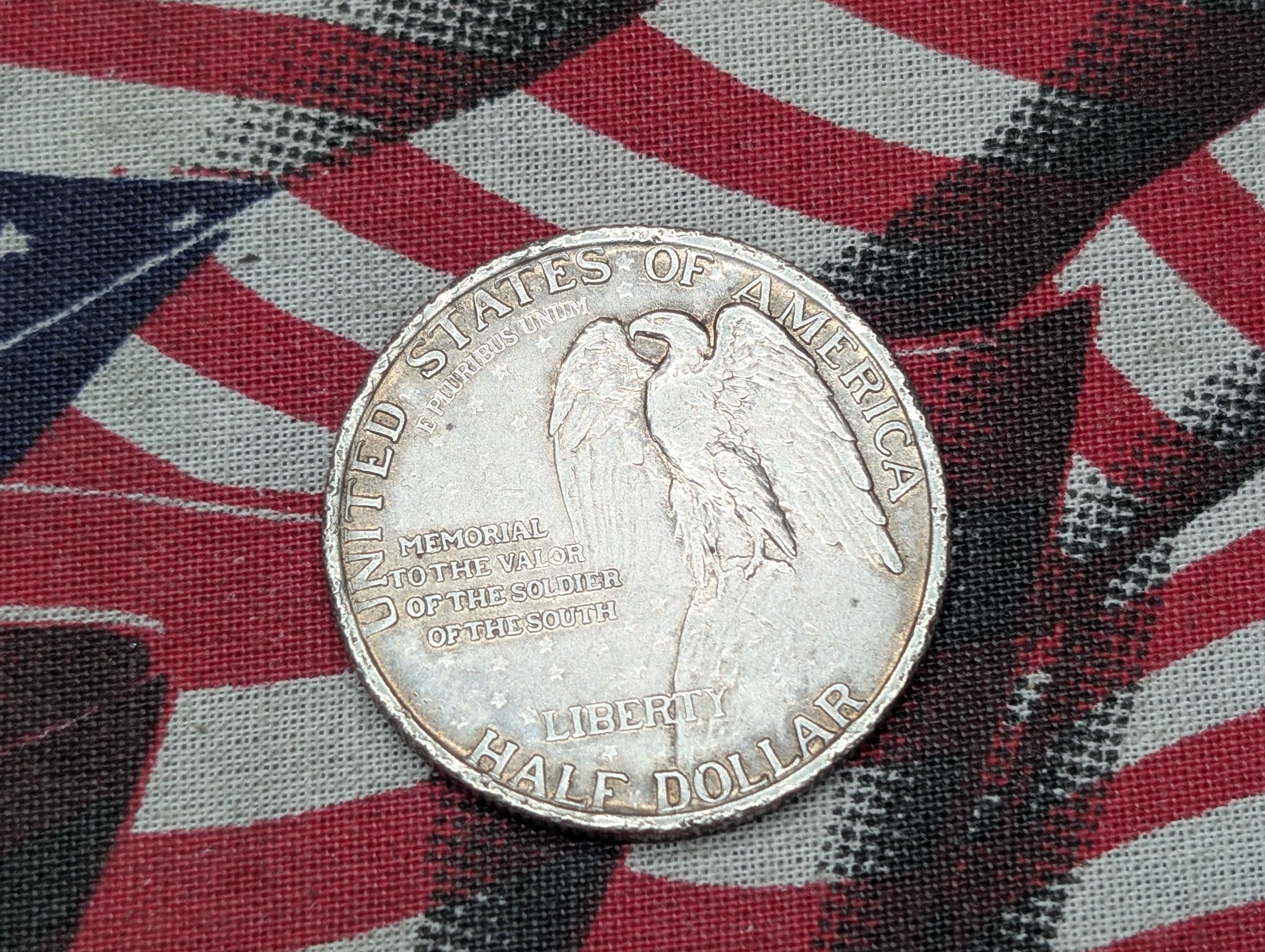 1925 Stone Mountain Commemorative 90% Silver Half Dollar
