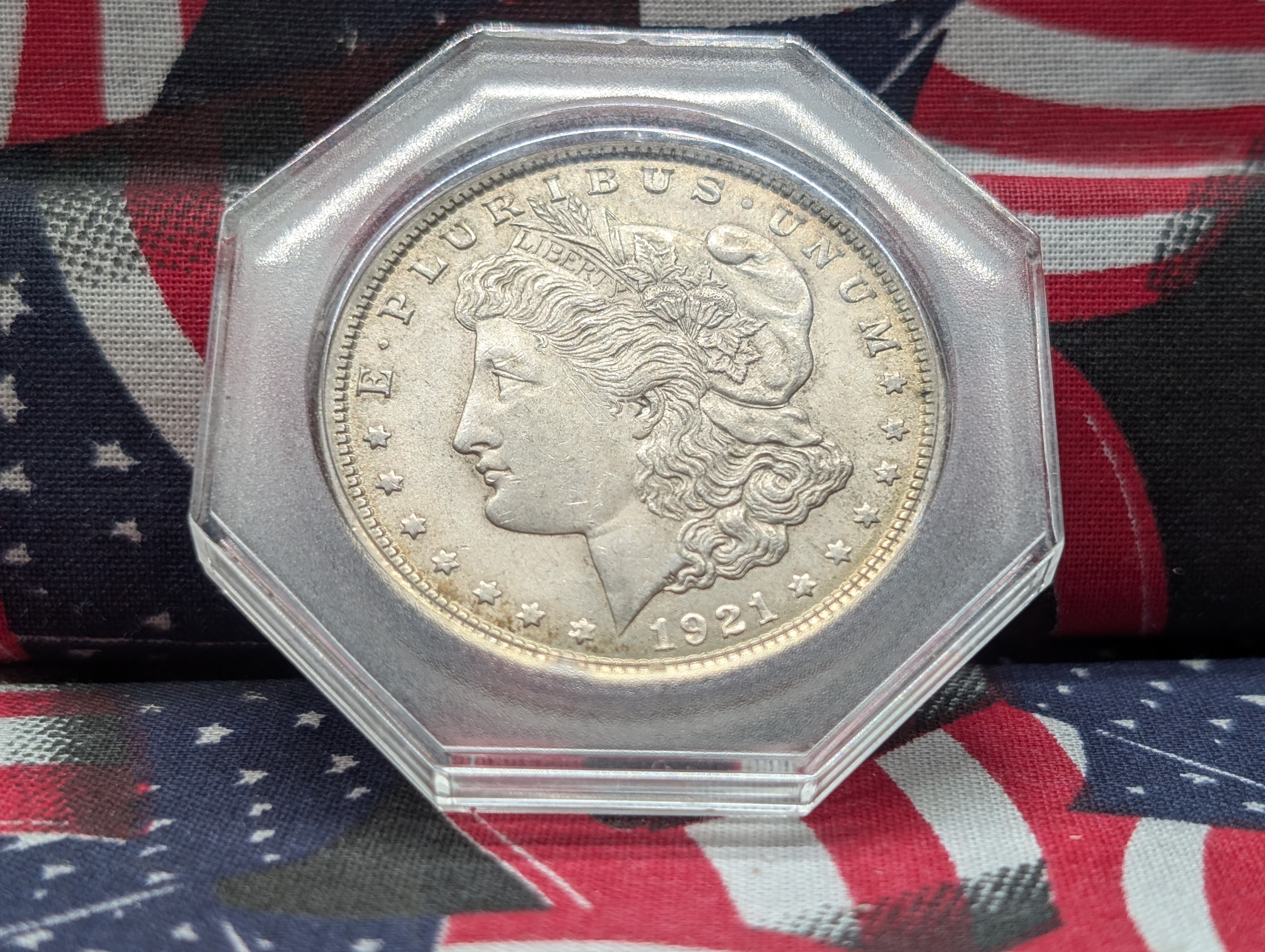 1921 Morgan Silver Dollar - 90% Silver Dollar, 26.73g