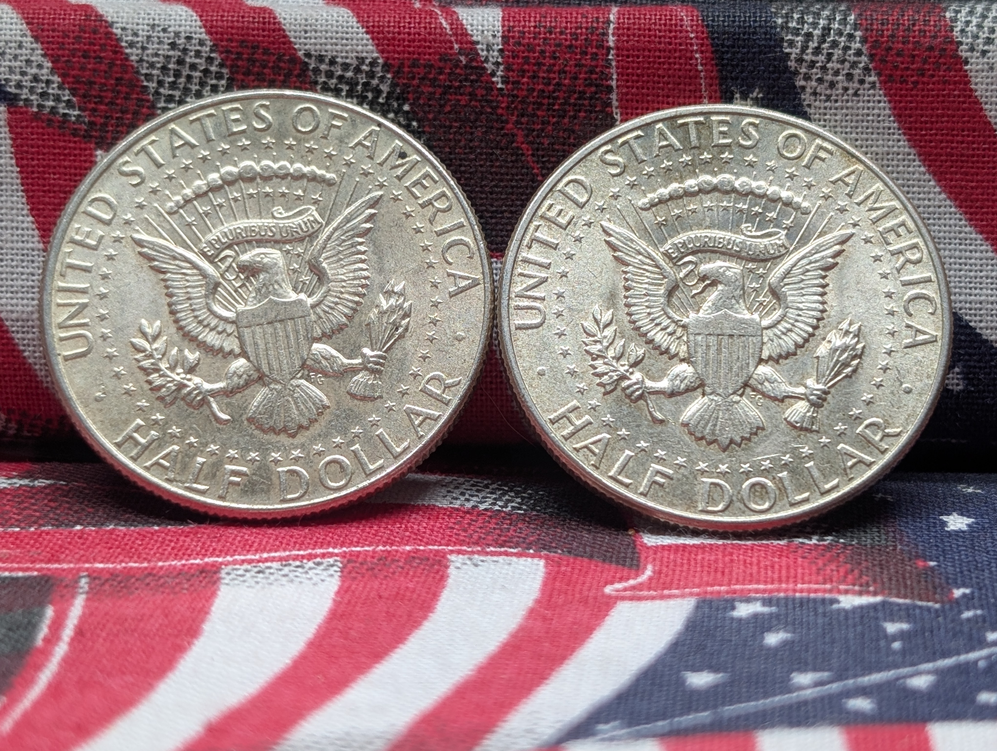 (2) 1964 Kennedy Half Dollar, 90% Silver