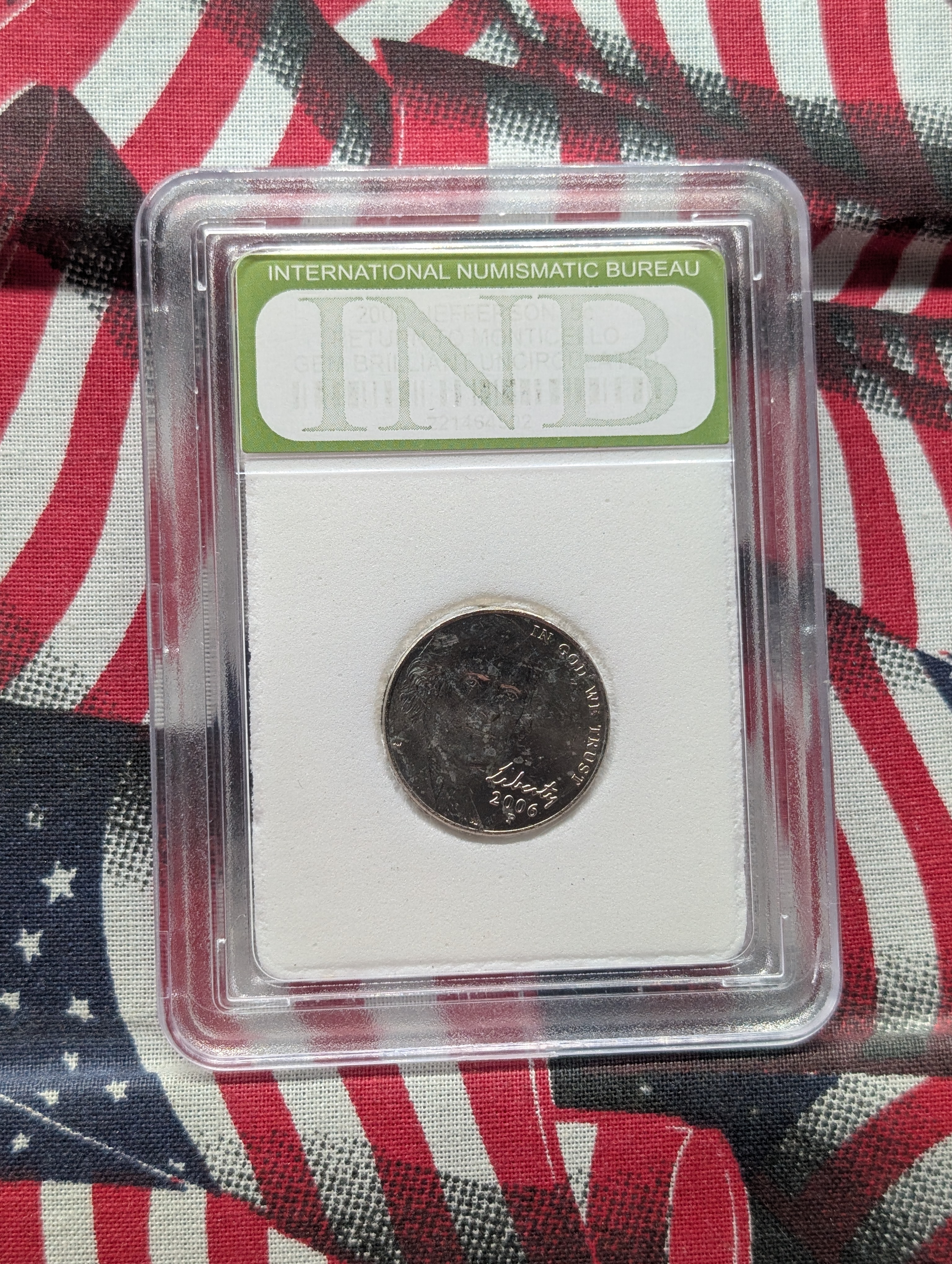 2006-P Jefferson Nickel Slabbed By INB