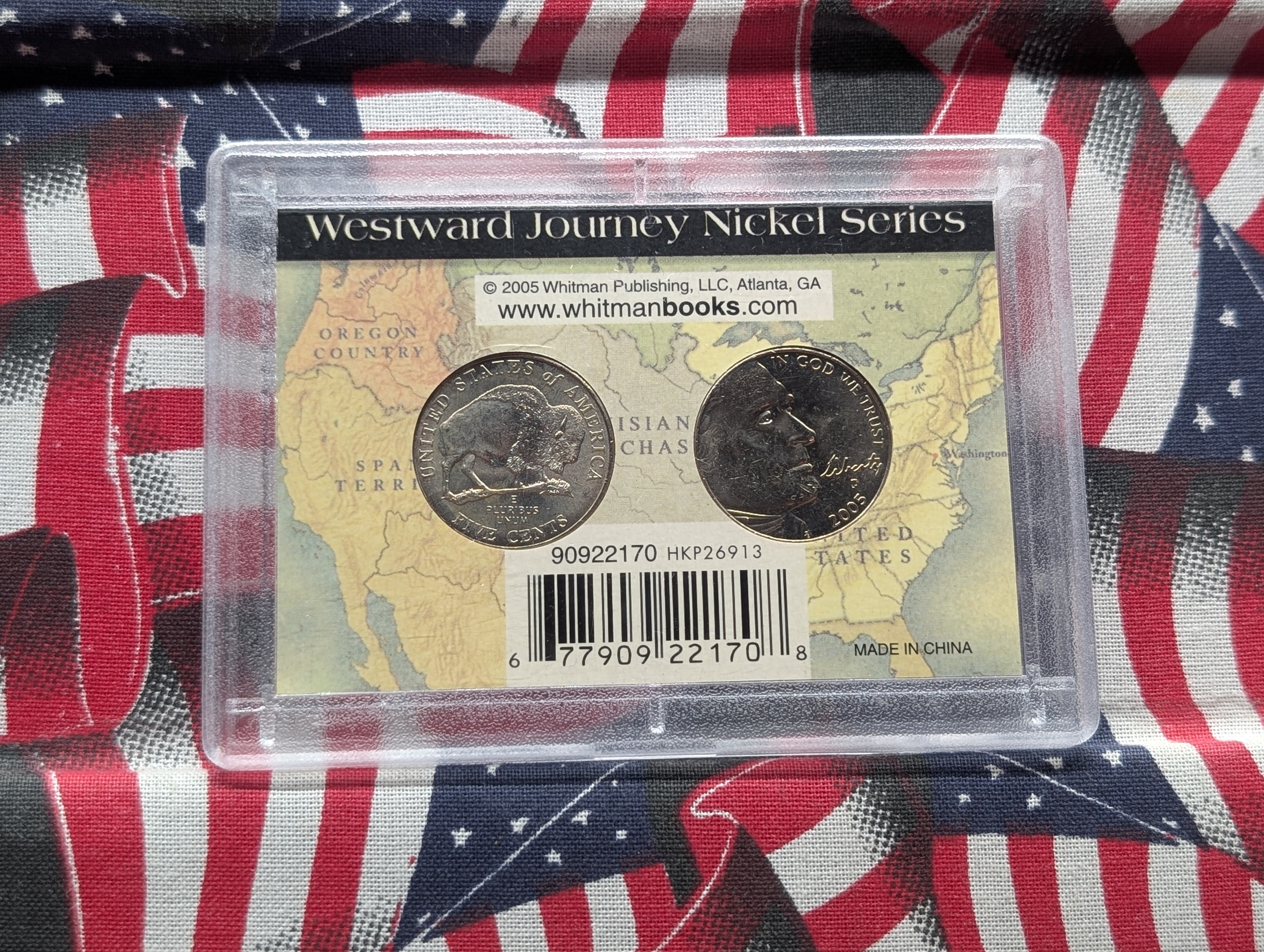 Old & New Nickel Set 1926 Indian Head Buffalo Nickel & 2005-P Bison Nickel Plus a 2005 P&D Westward Journey Nickel Set