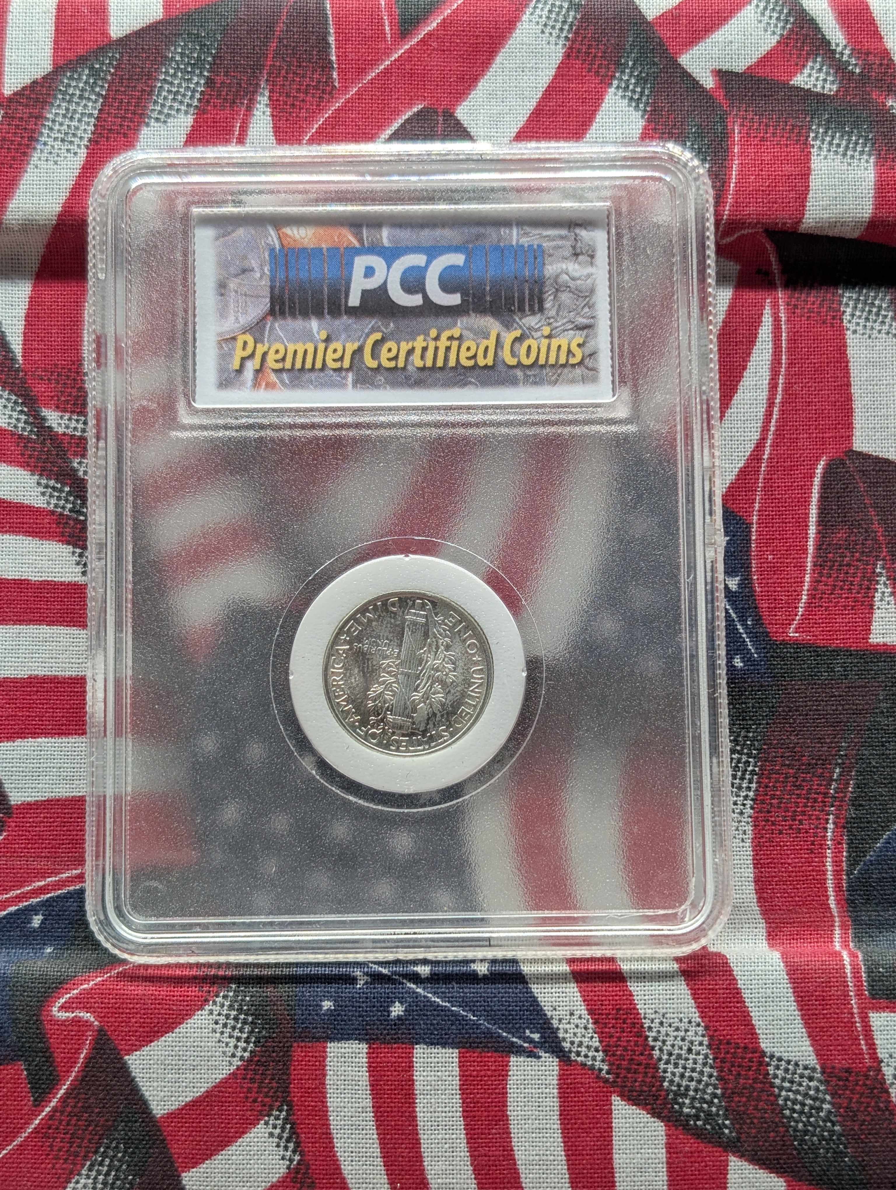 1941-P Mercury 90% Silver Dime PCC MS 68