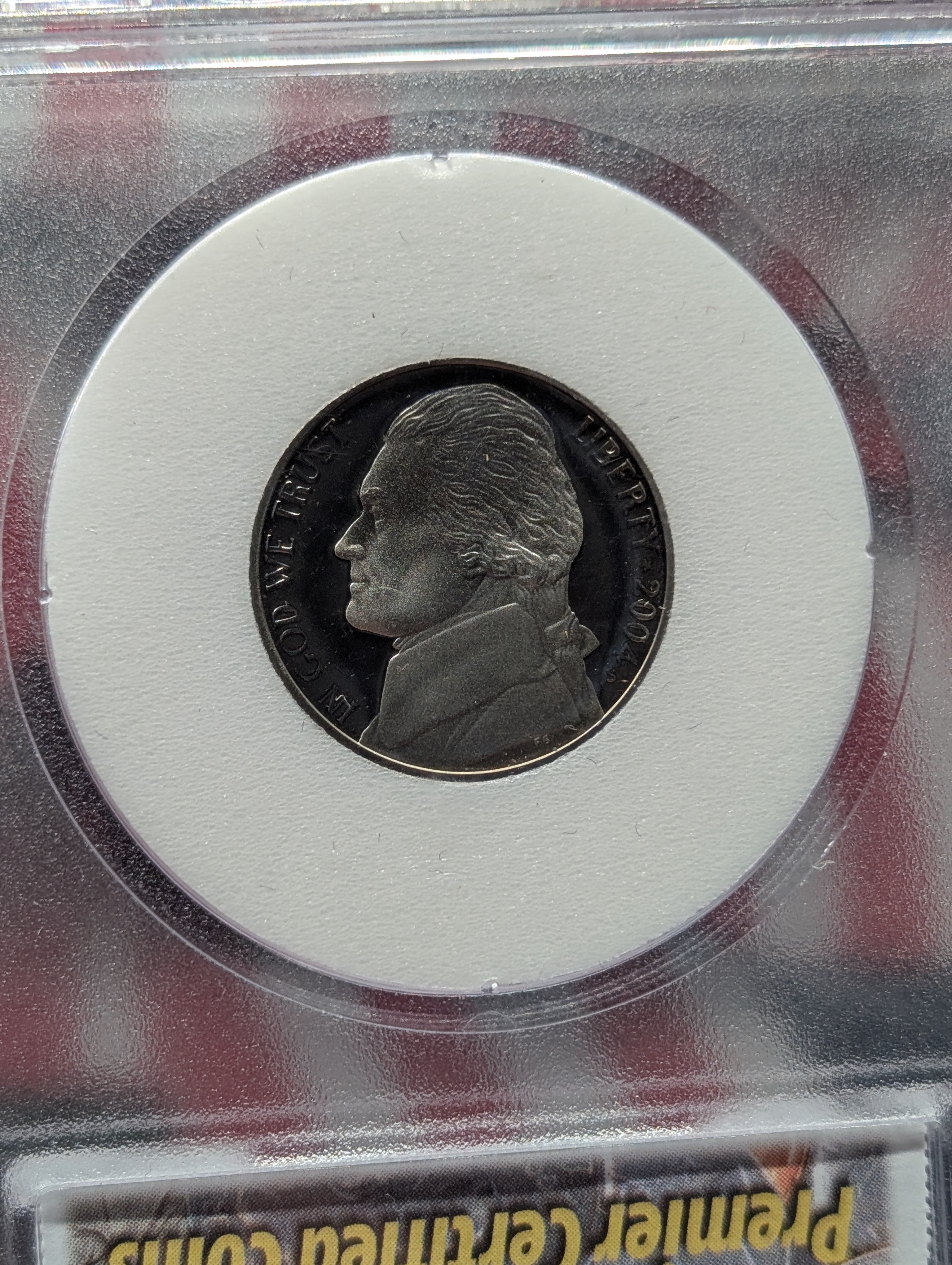 2004-S Keel Boat, Jefferson Nickel, Westward Journey, First Day Issue PCC PR 70 DCAM