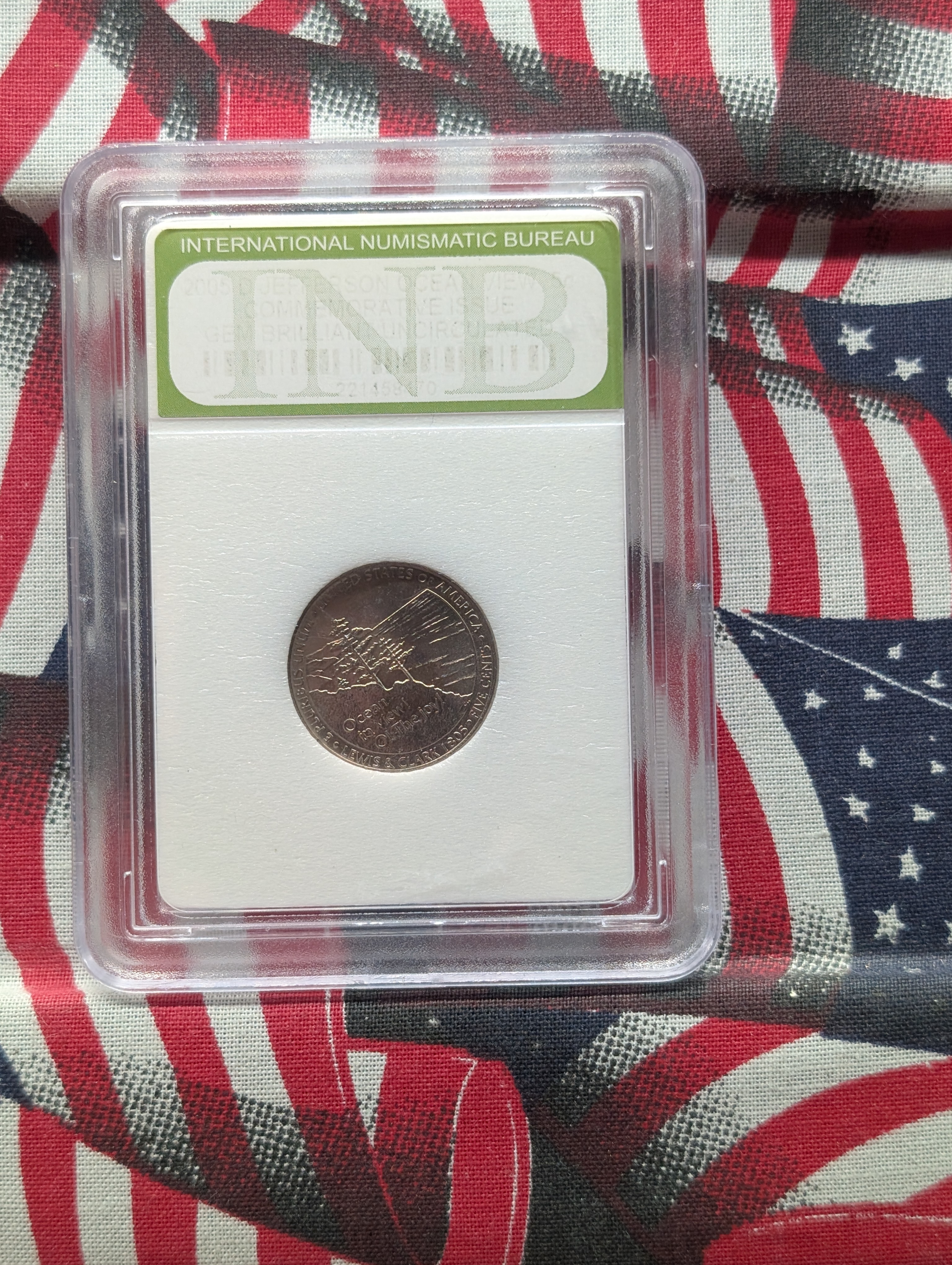 2005-D Jefferson Nickel, Ocean in View, Slabbed by INB