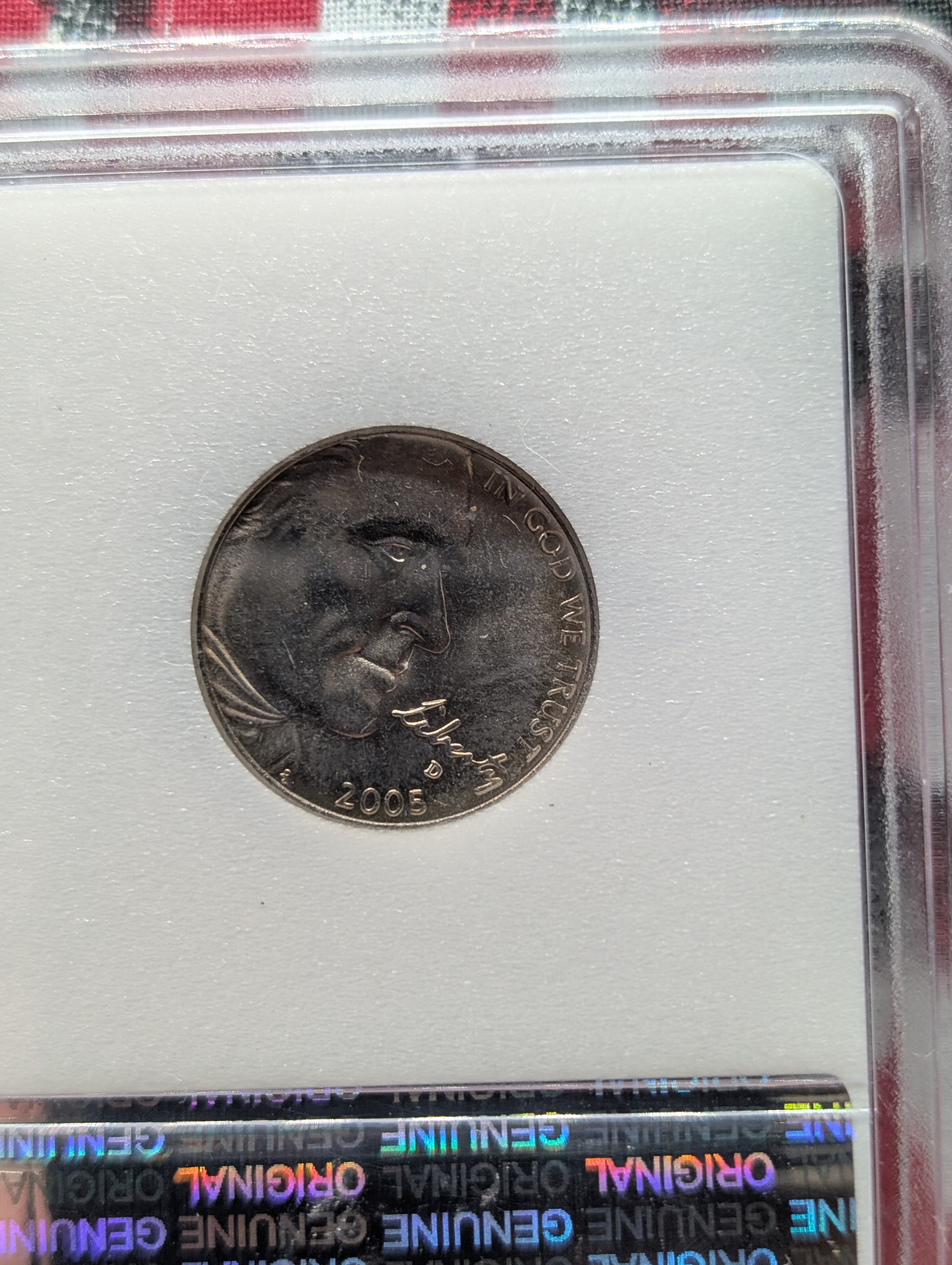 2005-D Jefferson Nickel, Ocean in View, Slabbed by INB