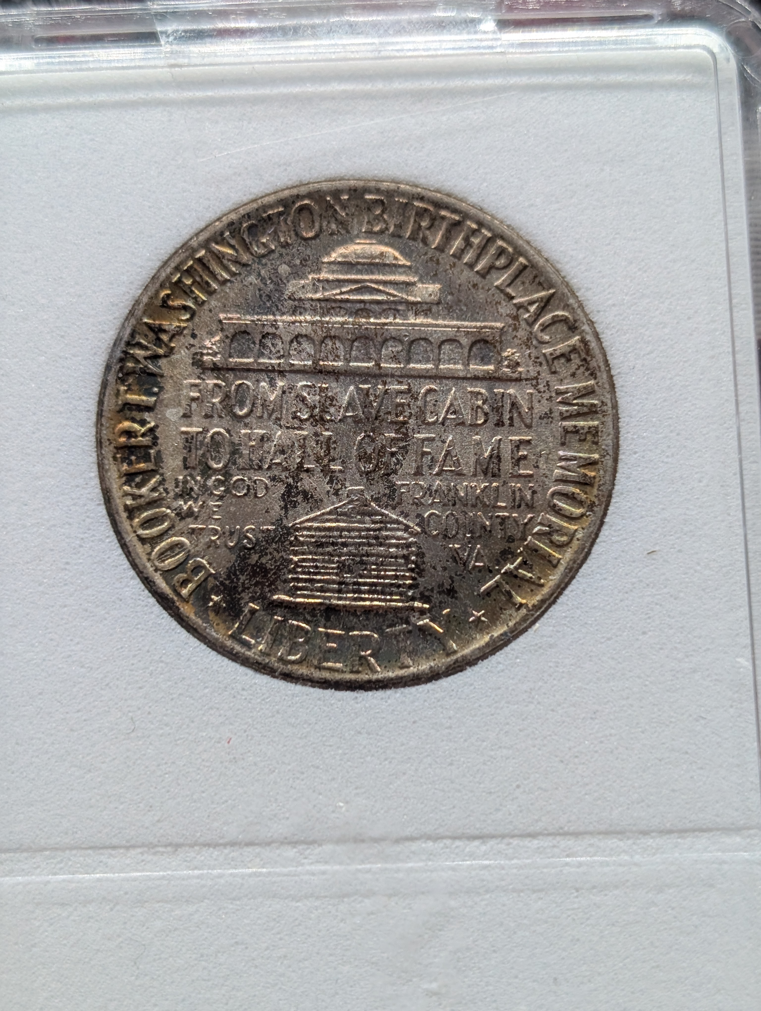 1946 Booker T. Washington Commemorative Half Dollar, 90% Silver