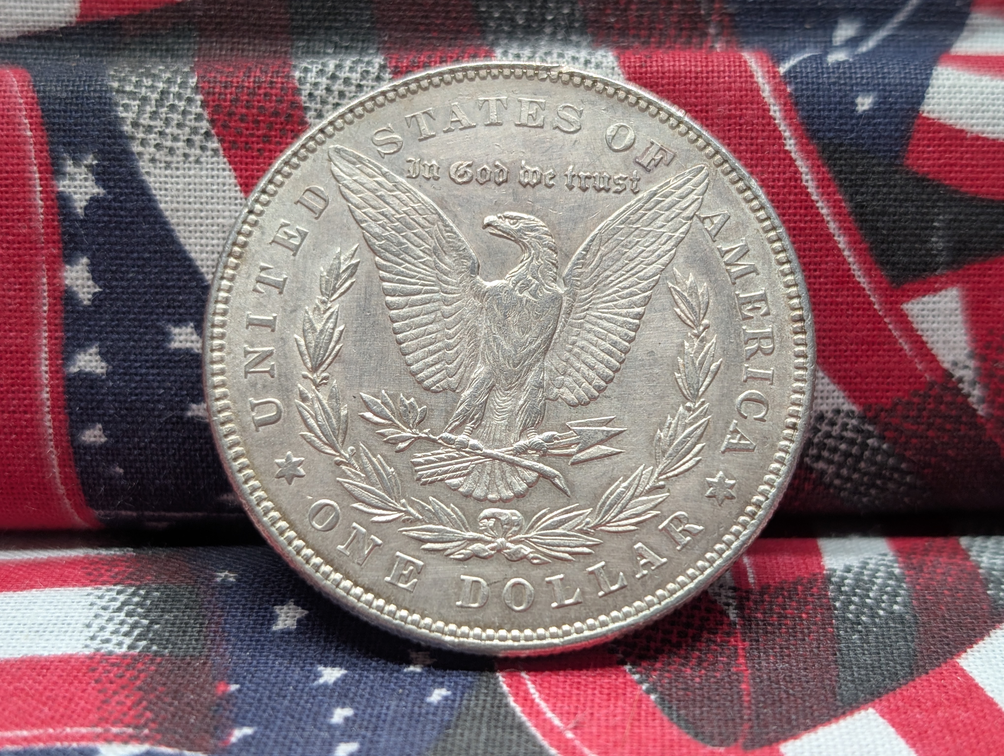 1878-P Morgan Silver Dollar, 90% Silver - 7 Tail Feathers, Reverse of 1879