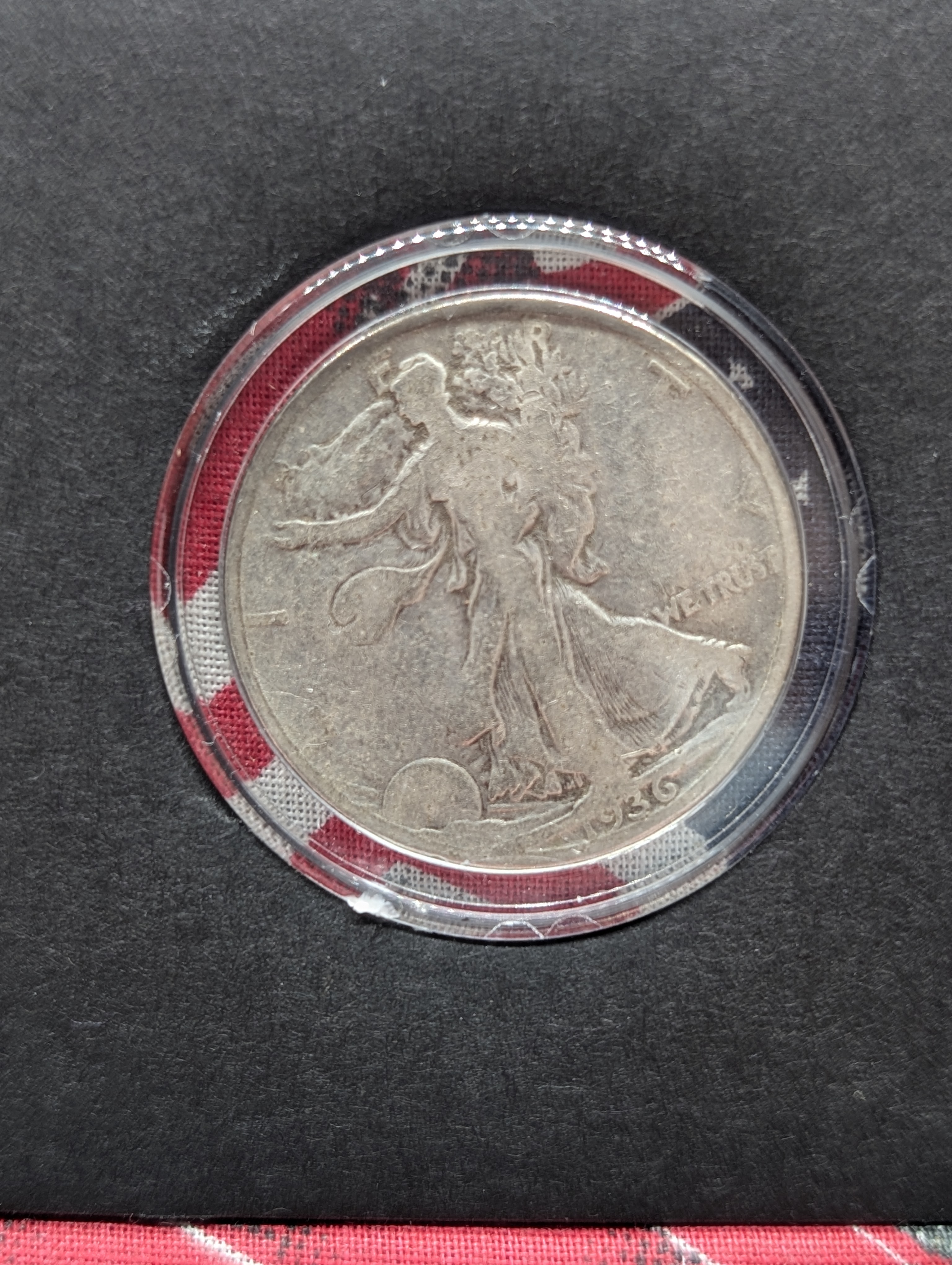 1936-P Walking Liberty Half Dollar & 1936-D Mercury Dime - 90% Silver Coins