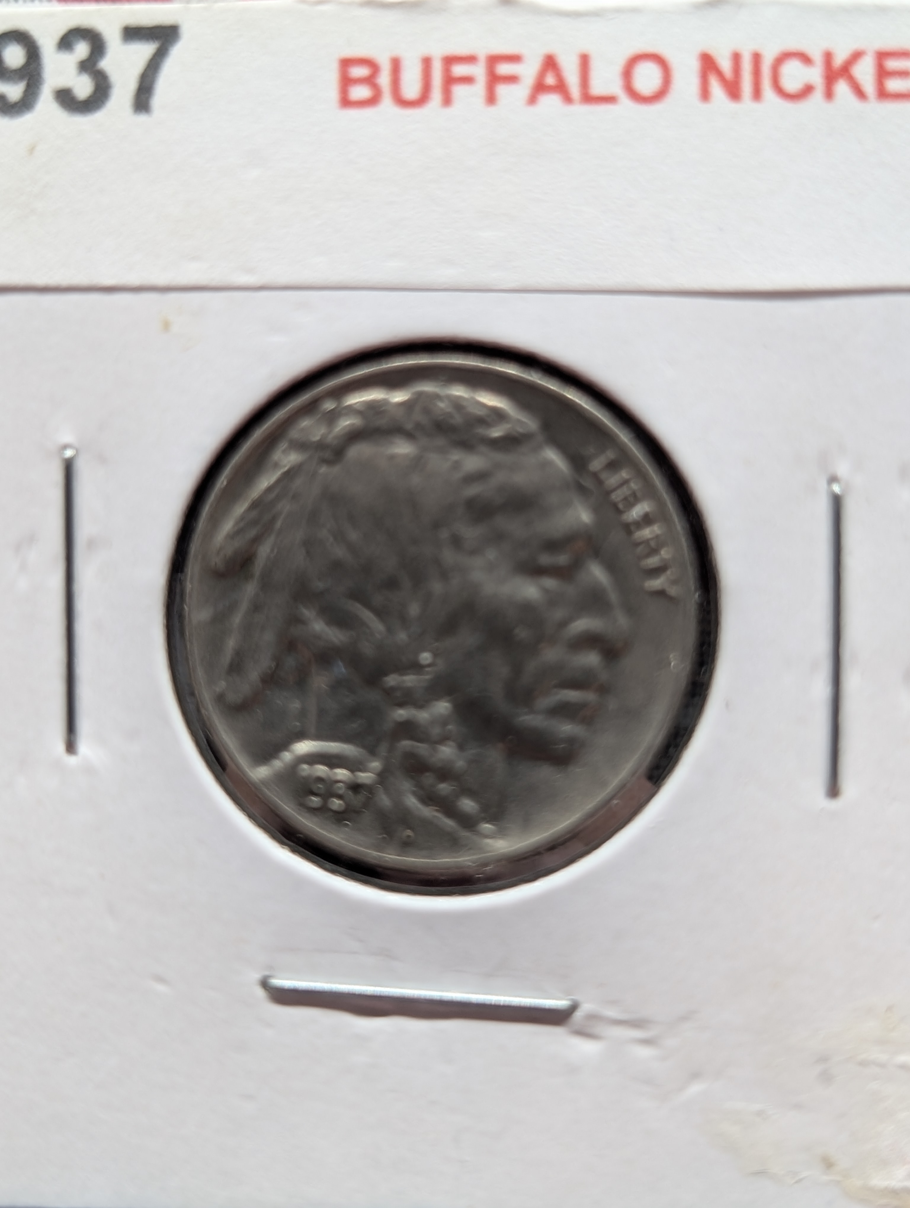 (5) Indian Head Buffalo Nickels - 1928, 1929-D, 1930, 1937, 1938-D