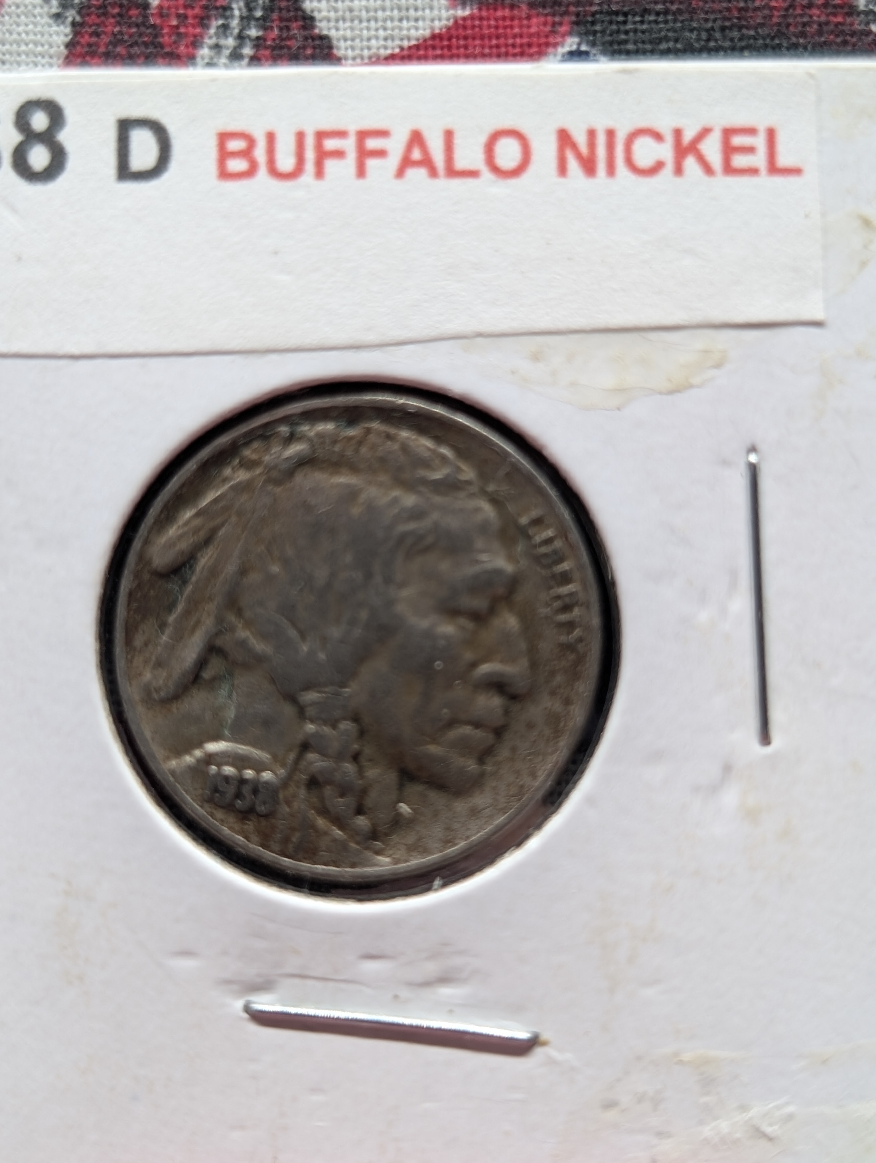 (5) Indian Head Buffalo Nickels - 1928, 1929-D, 1930, 1937, 1938-D