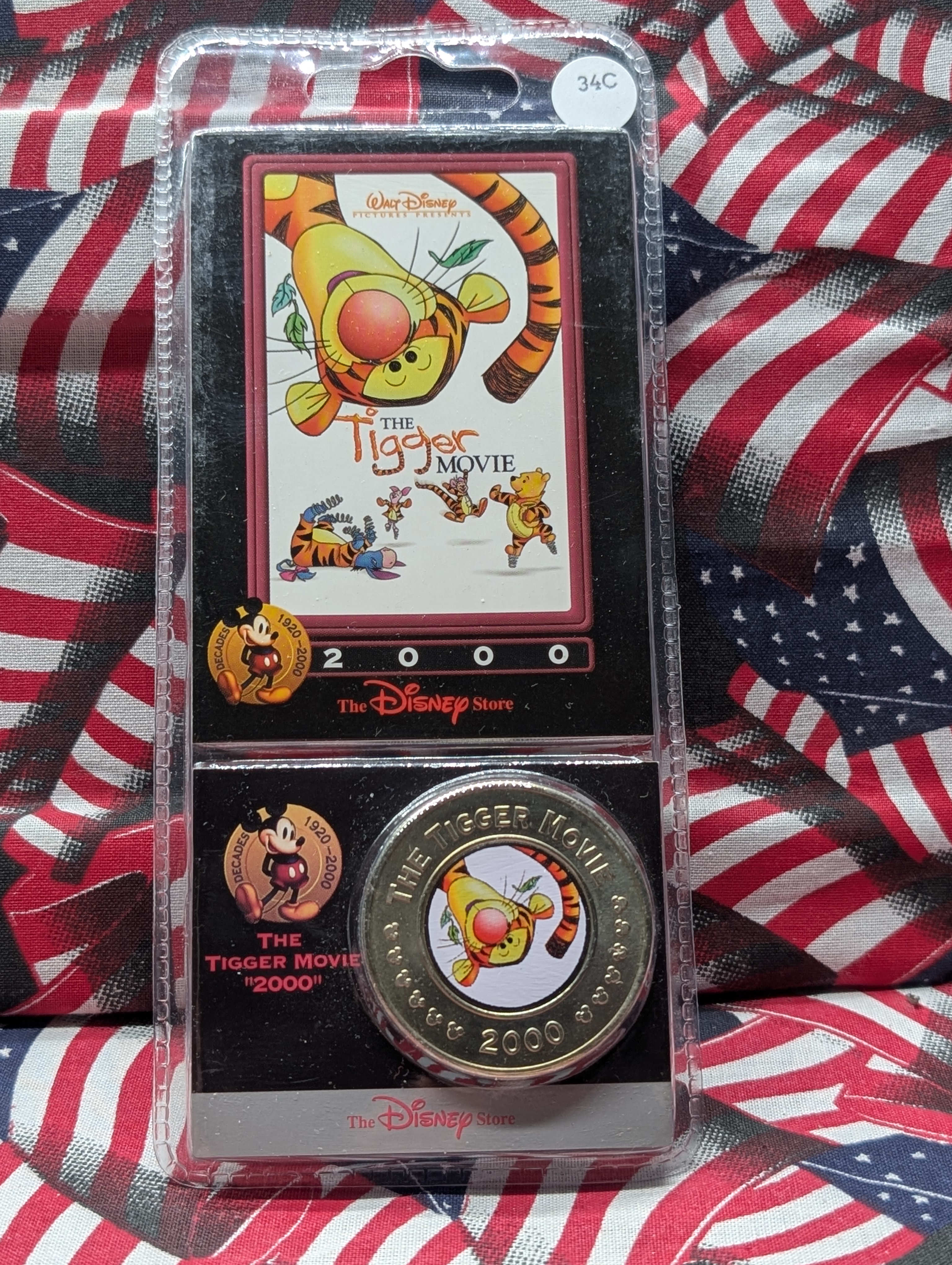 Disney's, THE TIGGER MOVIE, 2000-Harder to Find, Brand new in Plastic Case. Great Gift for the Disney Collector!