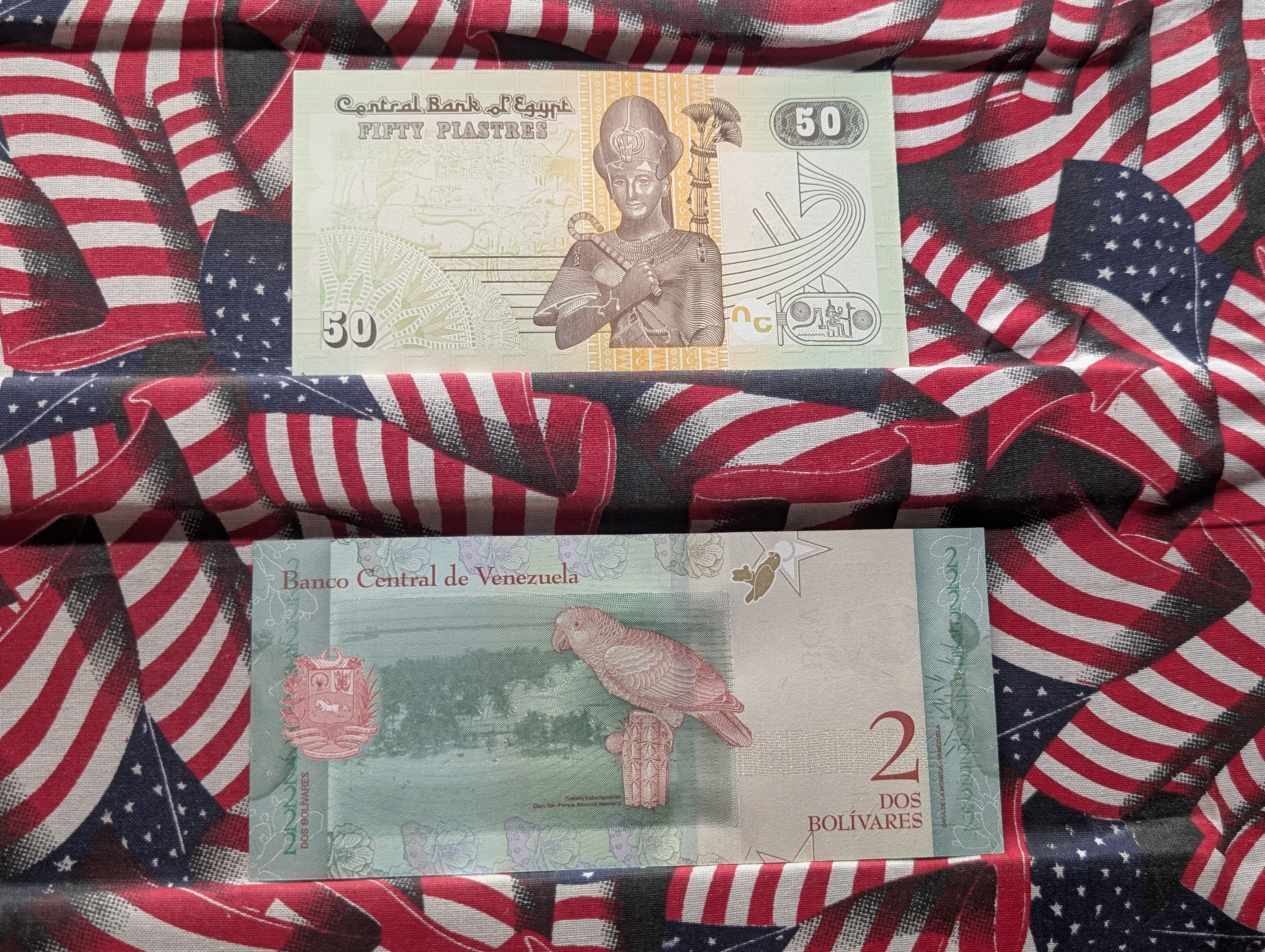 (10) Assorted Foreign Notes, Crisp, Great Designs, Beautiful Art Work & Colors!