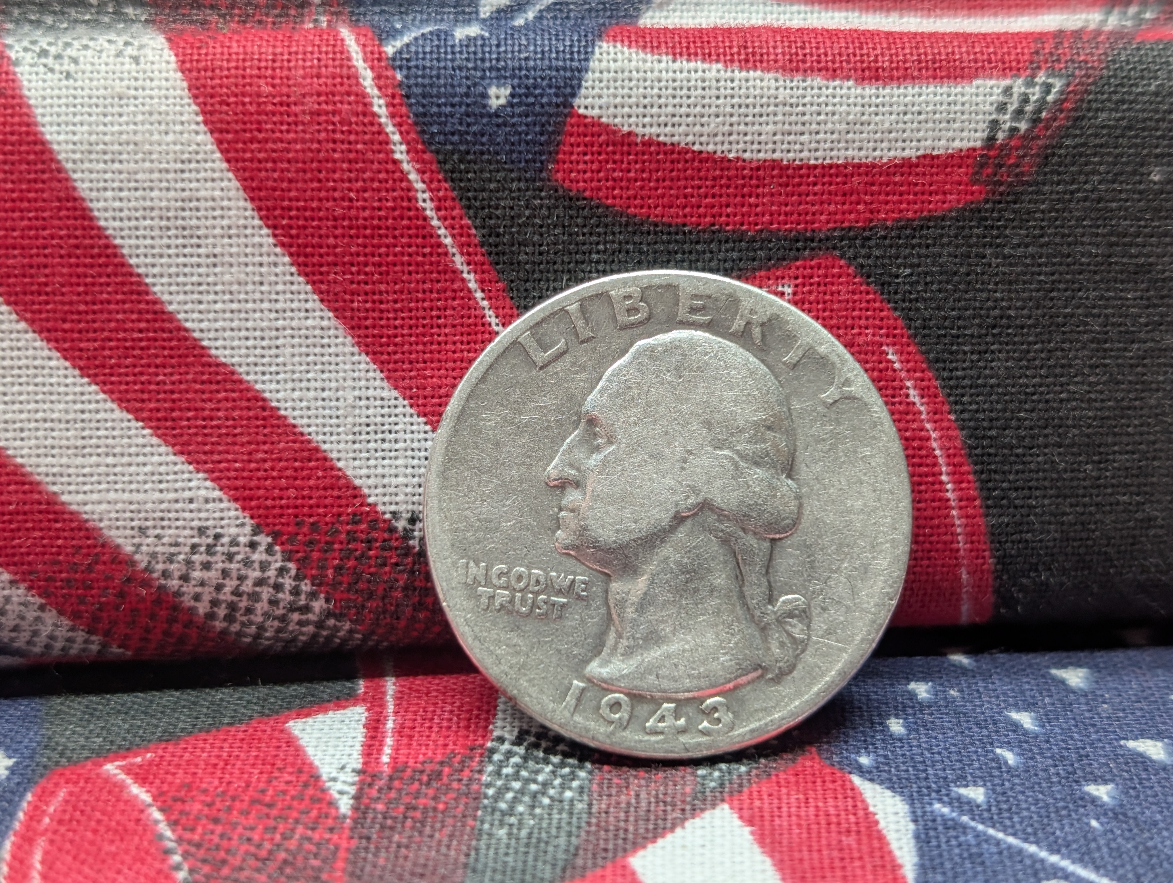 1943-P 90% Silver Washington Quarter - WWII Era - 83 Years old