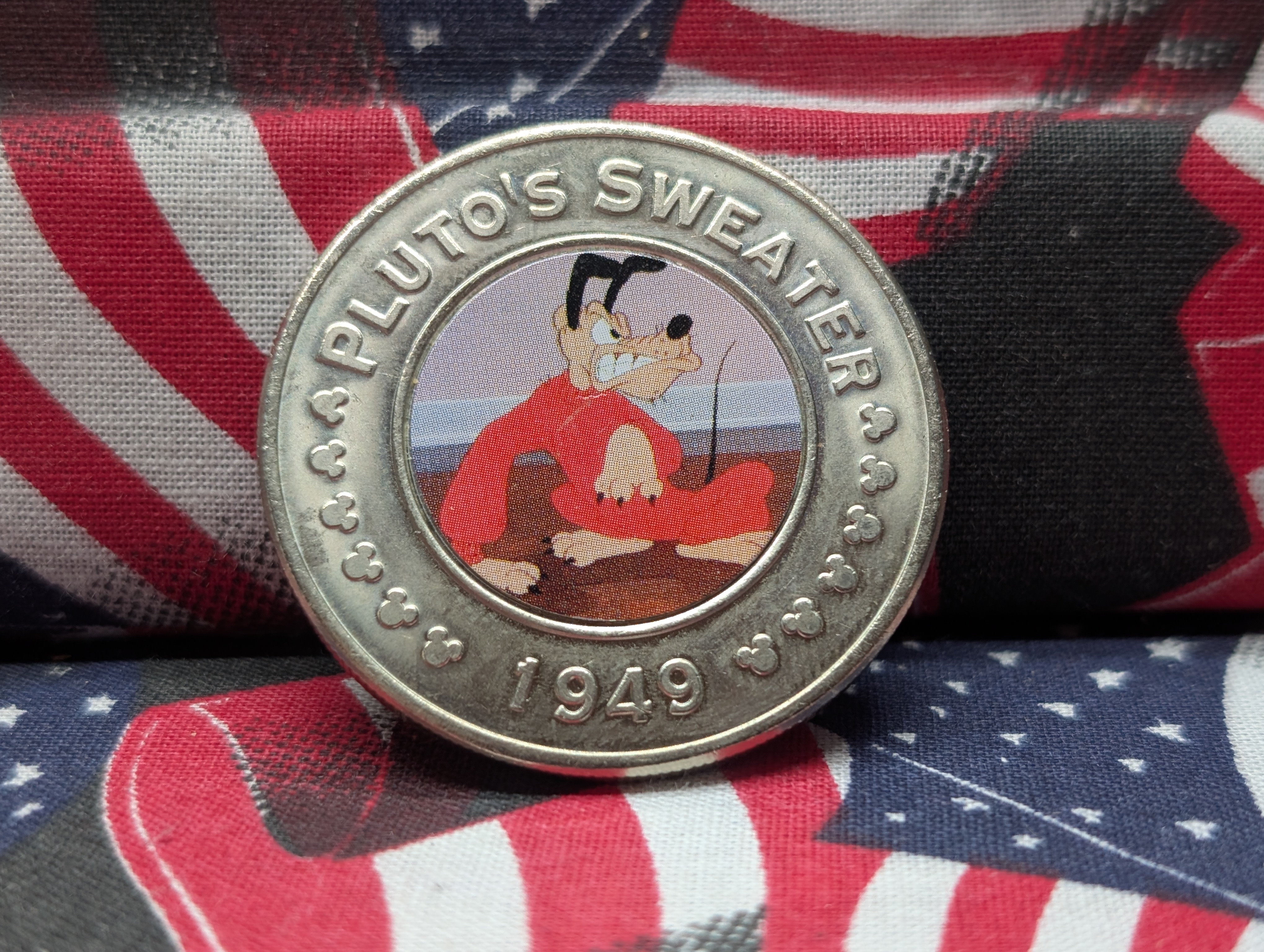 Disney's, PLUTO'S SWEATER/1949, The Disney Decades Coins The Forties - Great Gift for The Disney Collector!