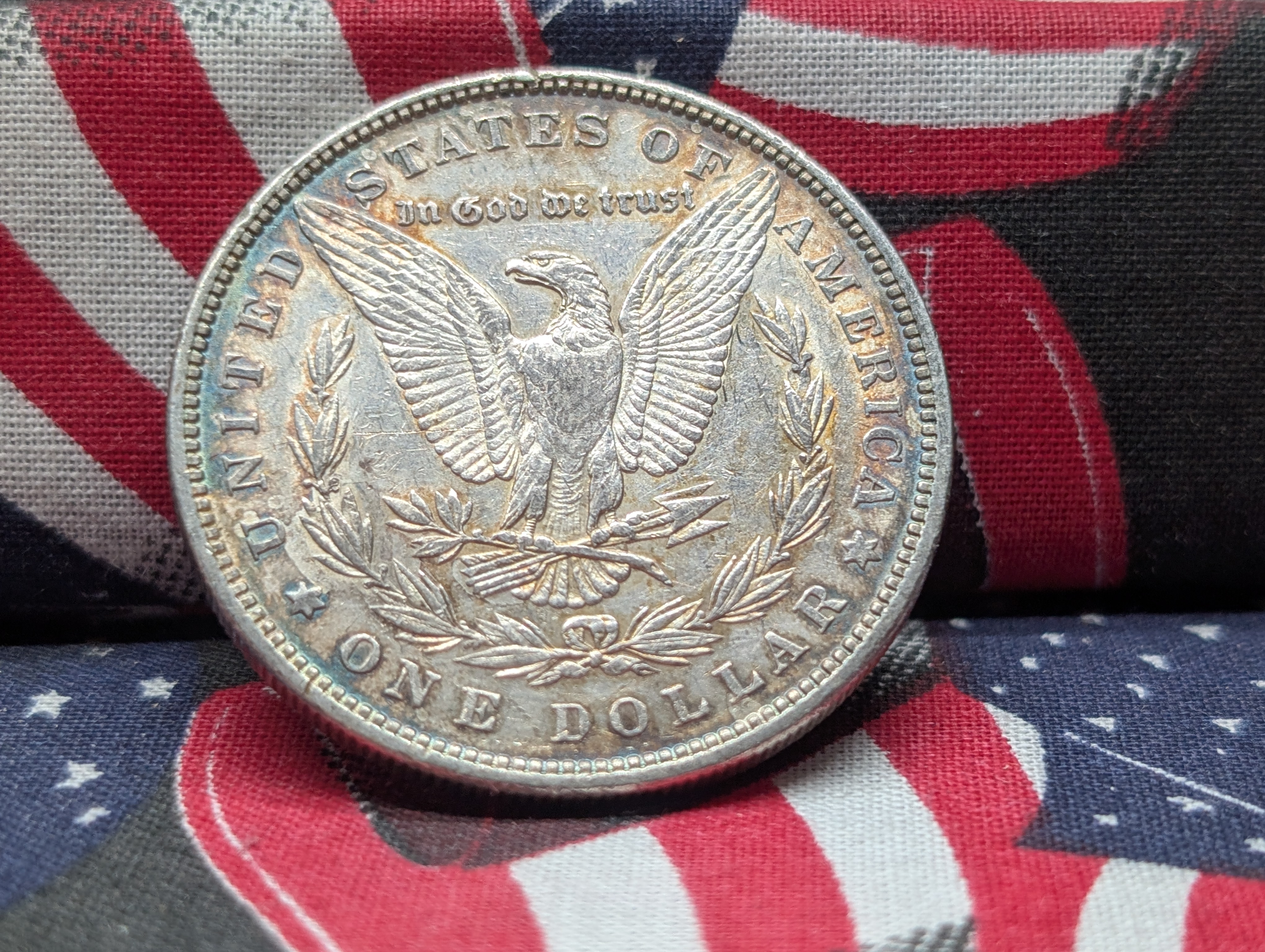 1879 Morgan Silver Dollar, (2nd Year) Seven Tail Feathers, 90% Silver, Wild Wild West Era, 147 Years Old!