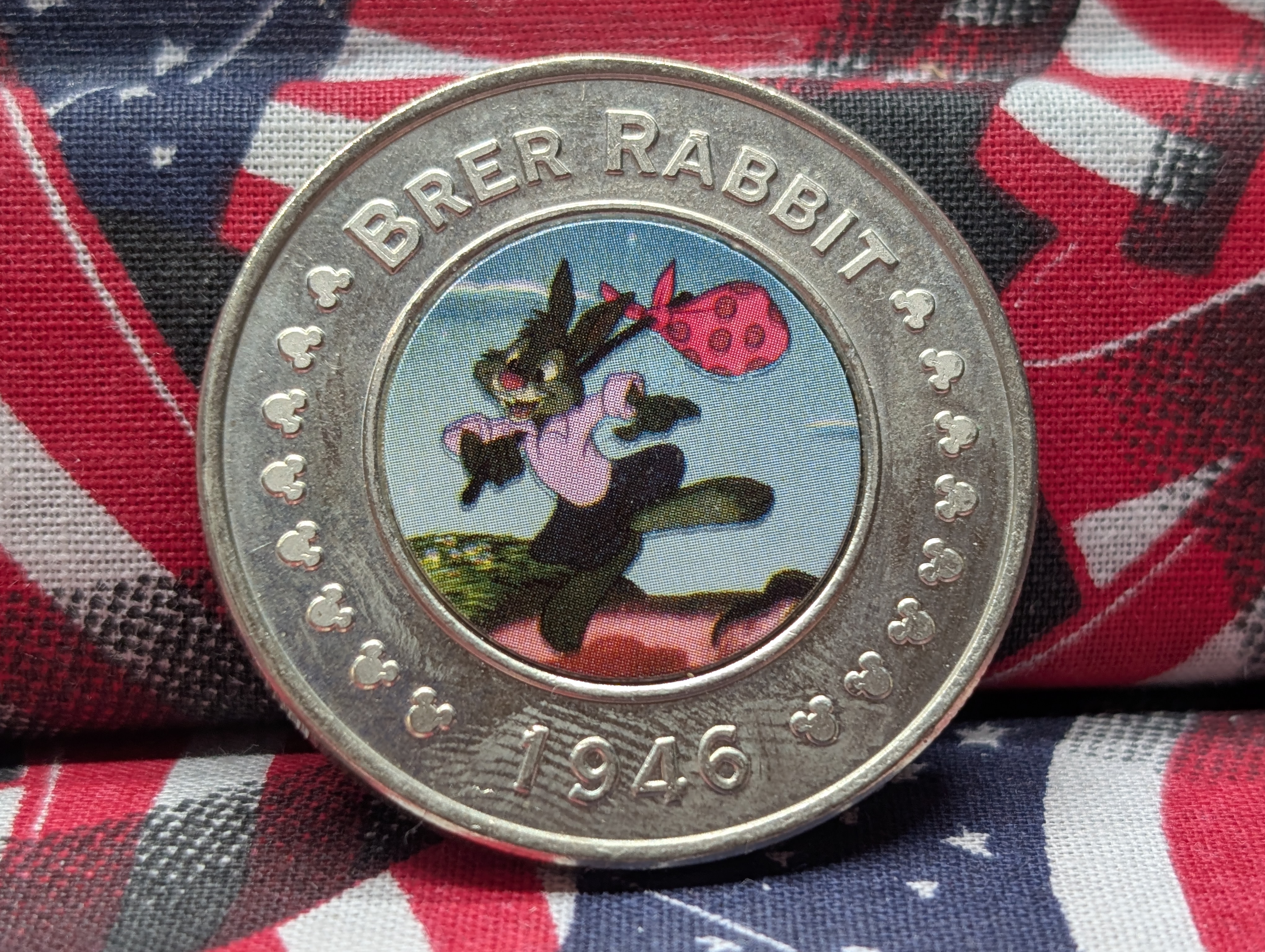 Disney's BRER RABBIT/1946, The Disney Decades Coins The Forties. Great Gift for The Disney Collector!
