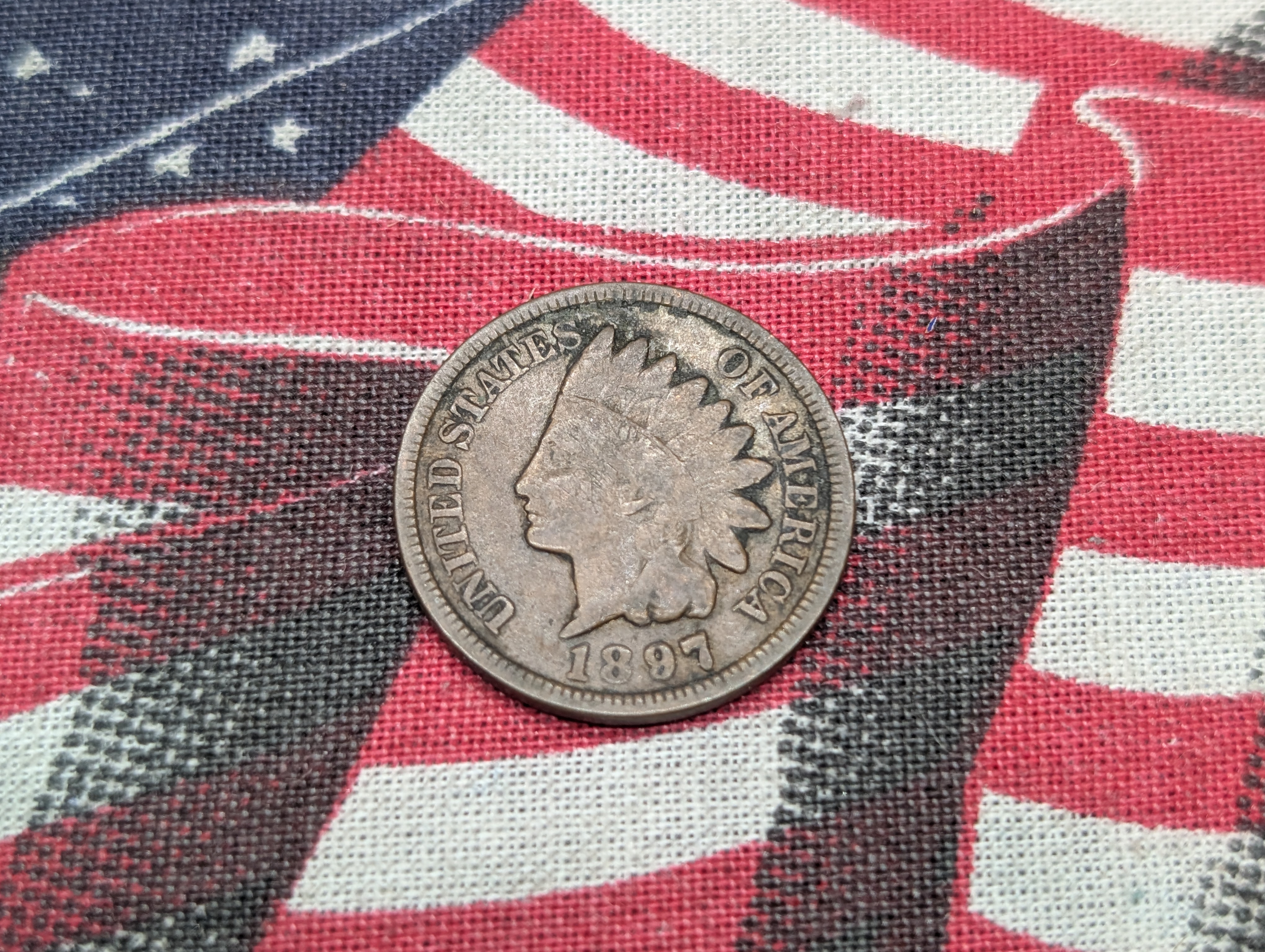 1897 Indian Head Cent - 129 Years Old!