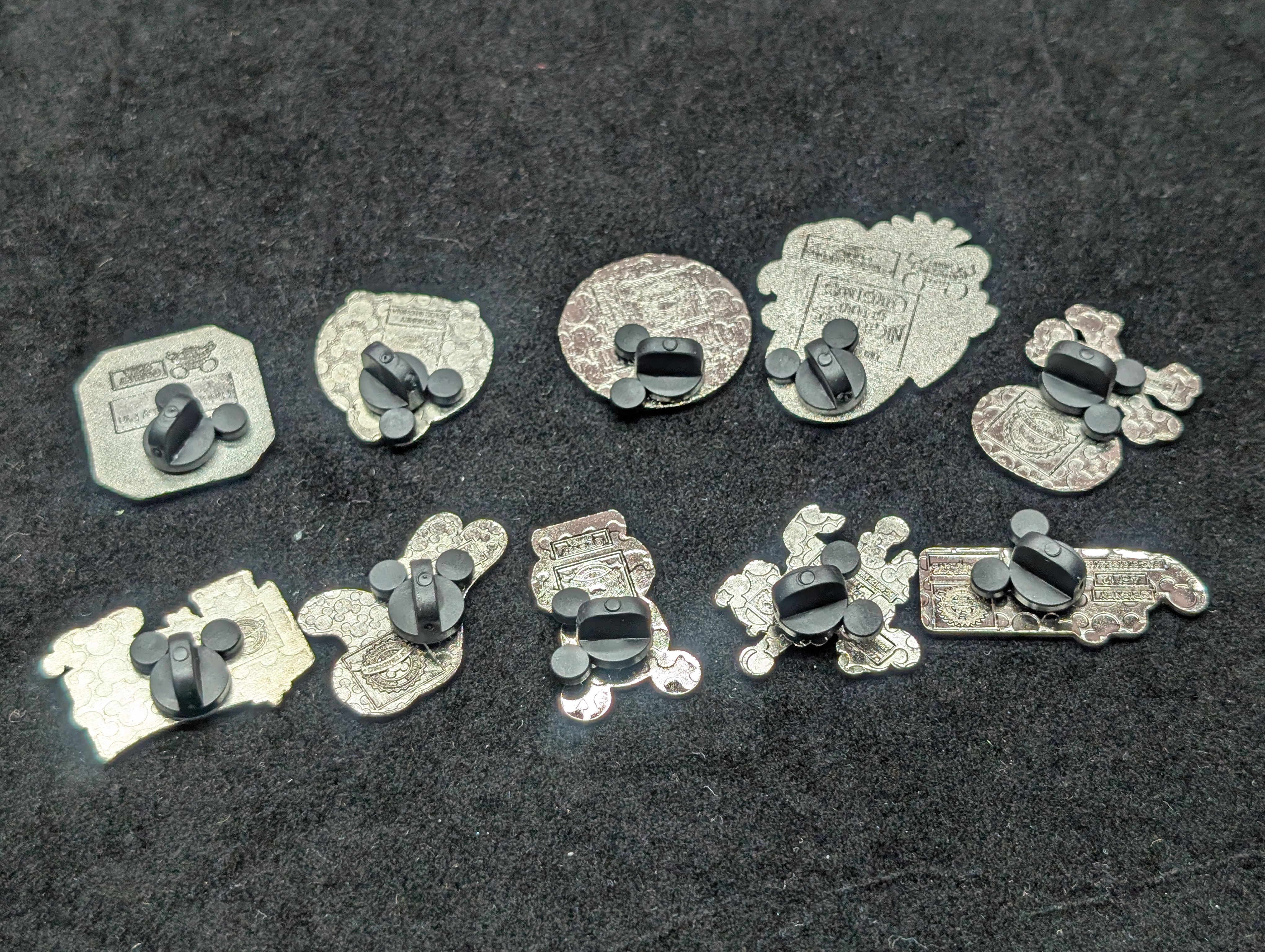 (10) Assorted Disney Pins, $12-20 Dollars Each at Disneyland