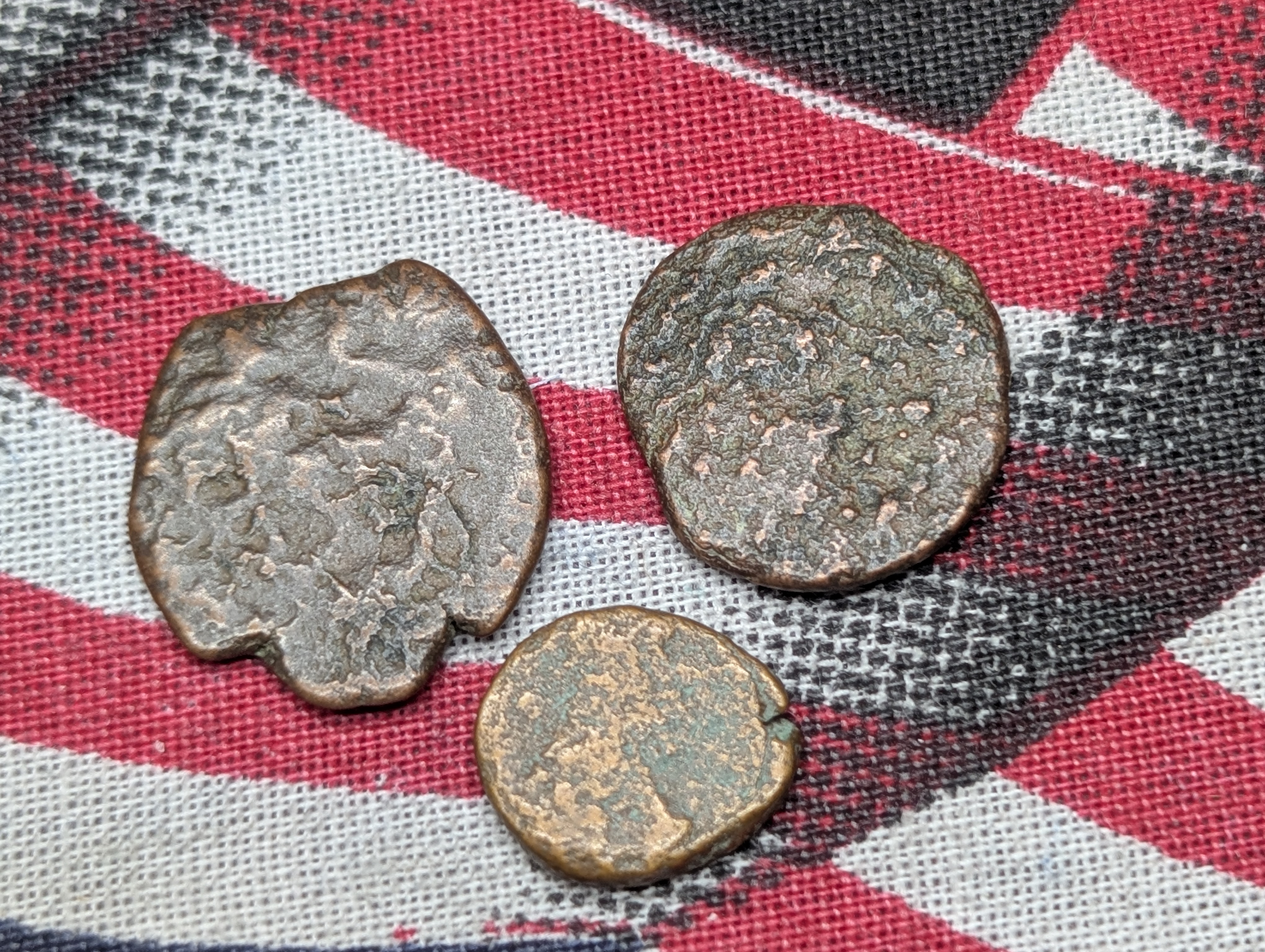 (3) 367-375 AD, Ancient Roman Coins, over 1,600 years old!