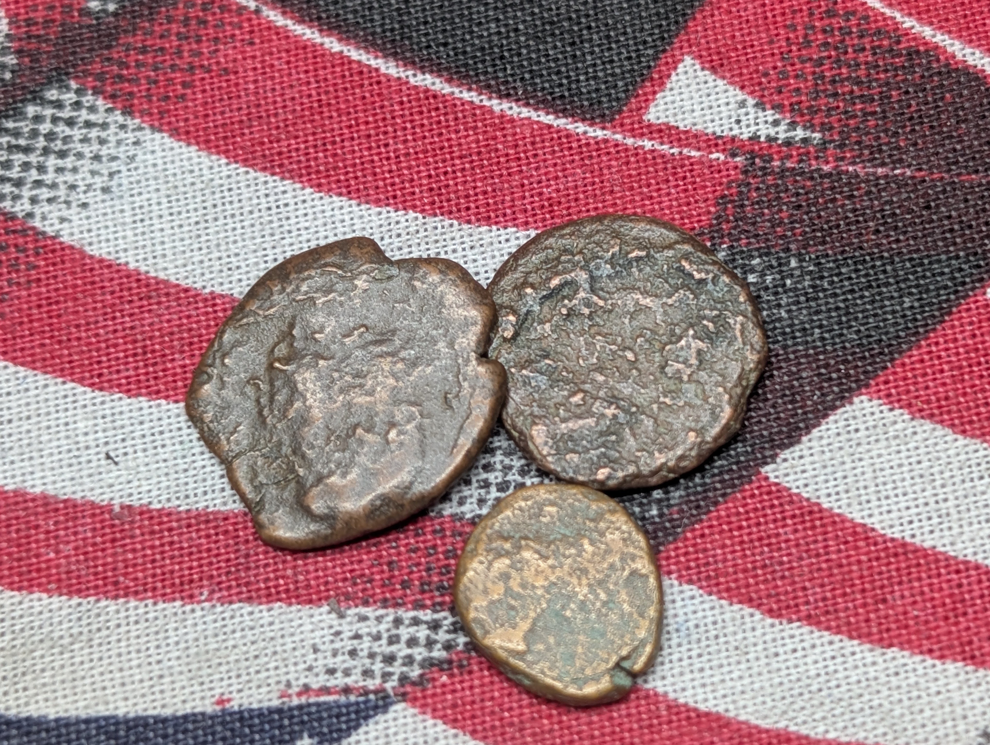 (3) 367-375 AD, Ancient Roman Coins, over 1,600 years old!