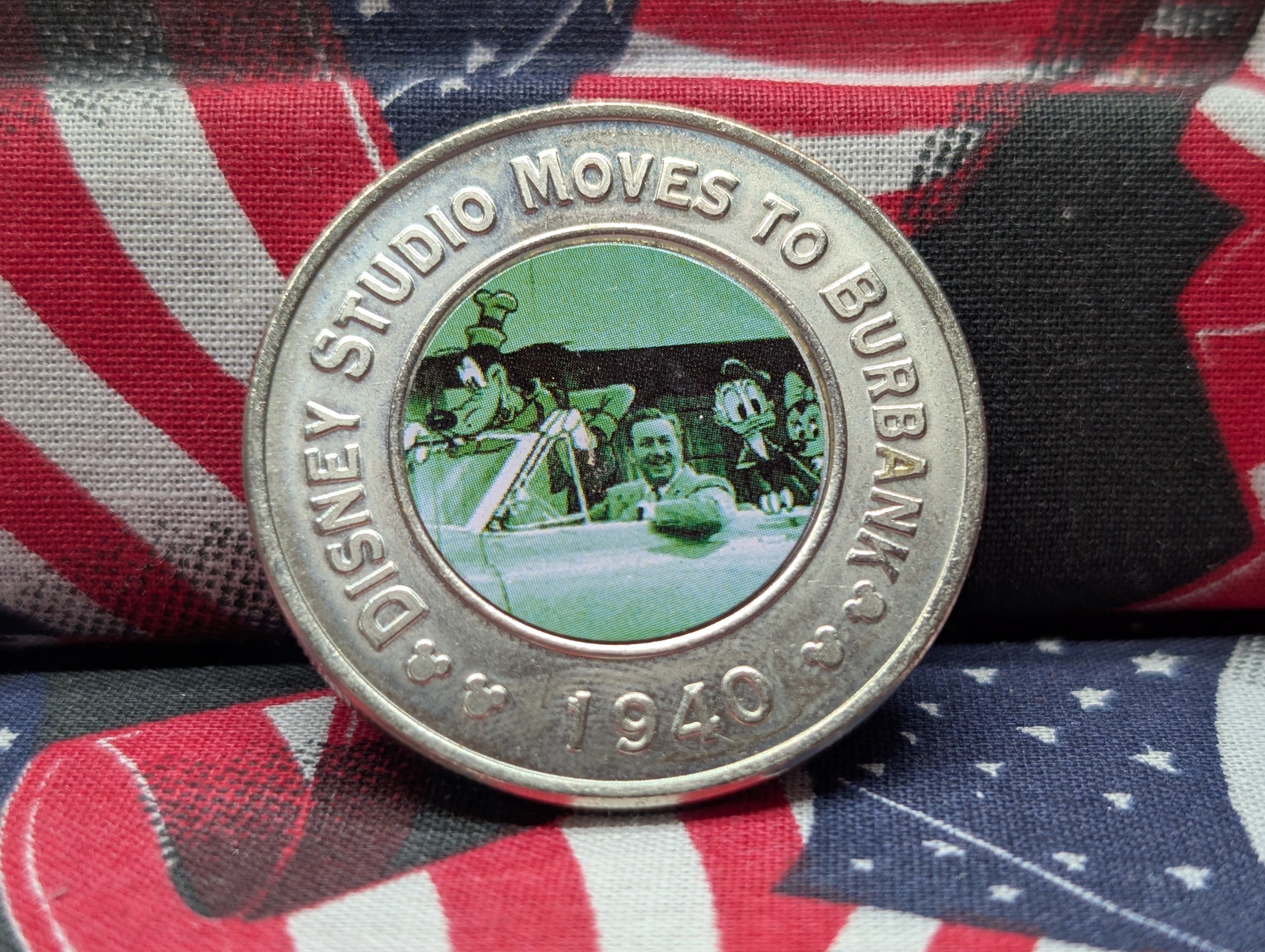 Disney's, DISNEY STUDIOS MOVES TO BURBANK/1940, The Disney Decades Coins The Forties. Great Gift for the Disney Collector!