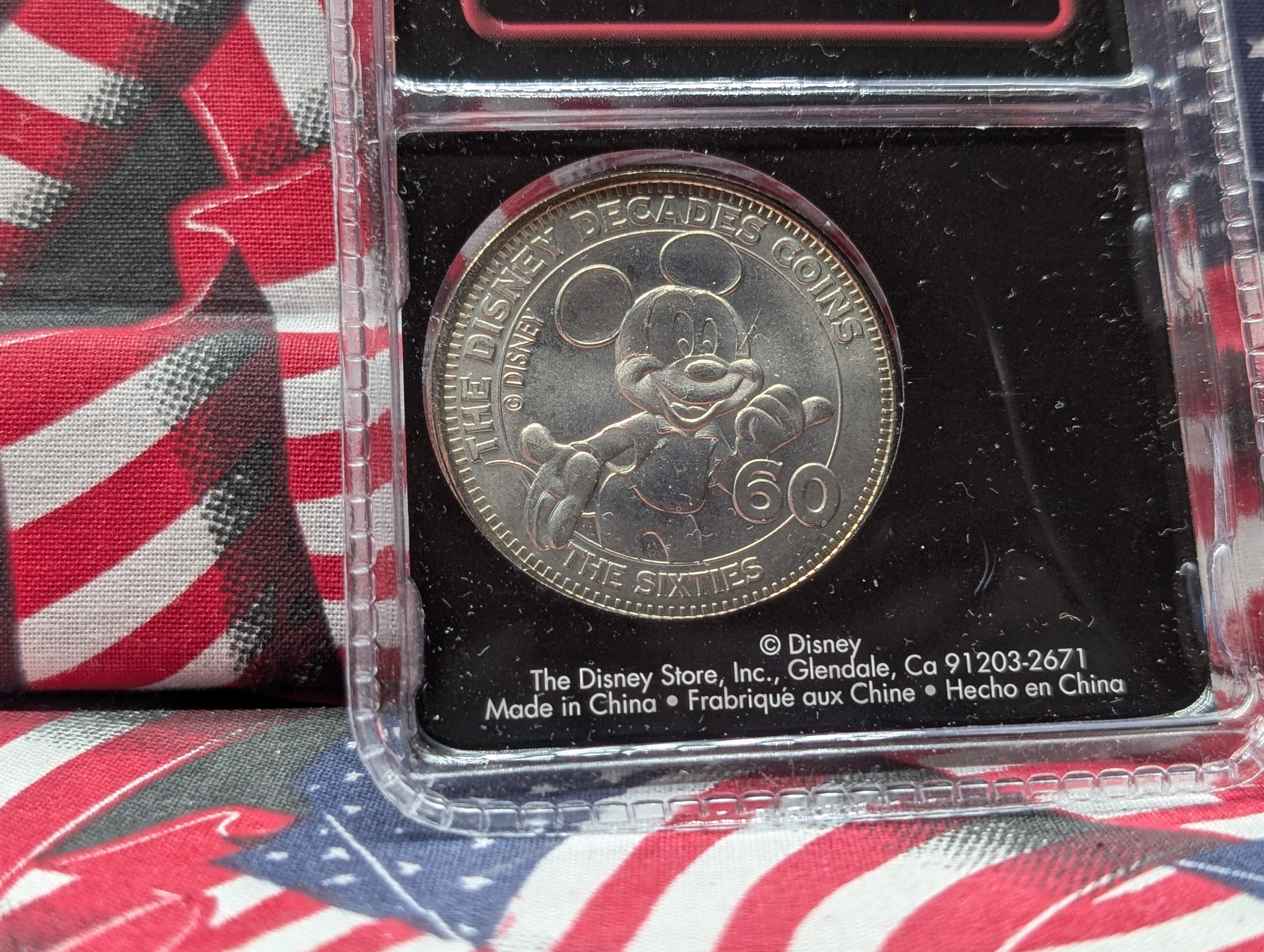Disney's, THE WONDERFUL WORLD OF DISNEY, 1969-Harder to Find, Brand new in Plastic Case, The Disney Decades Coins The Sixties. Great Gift fo