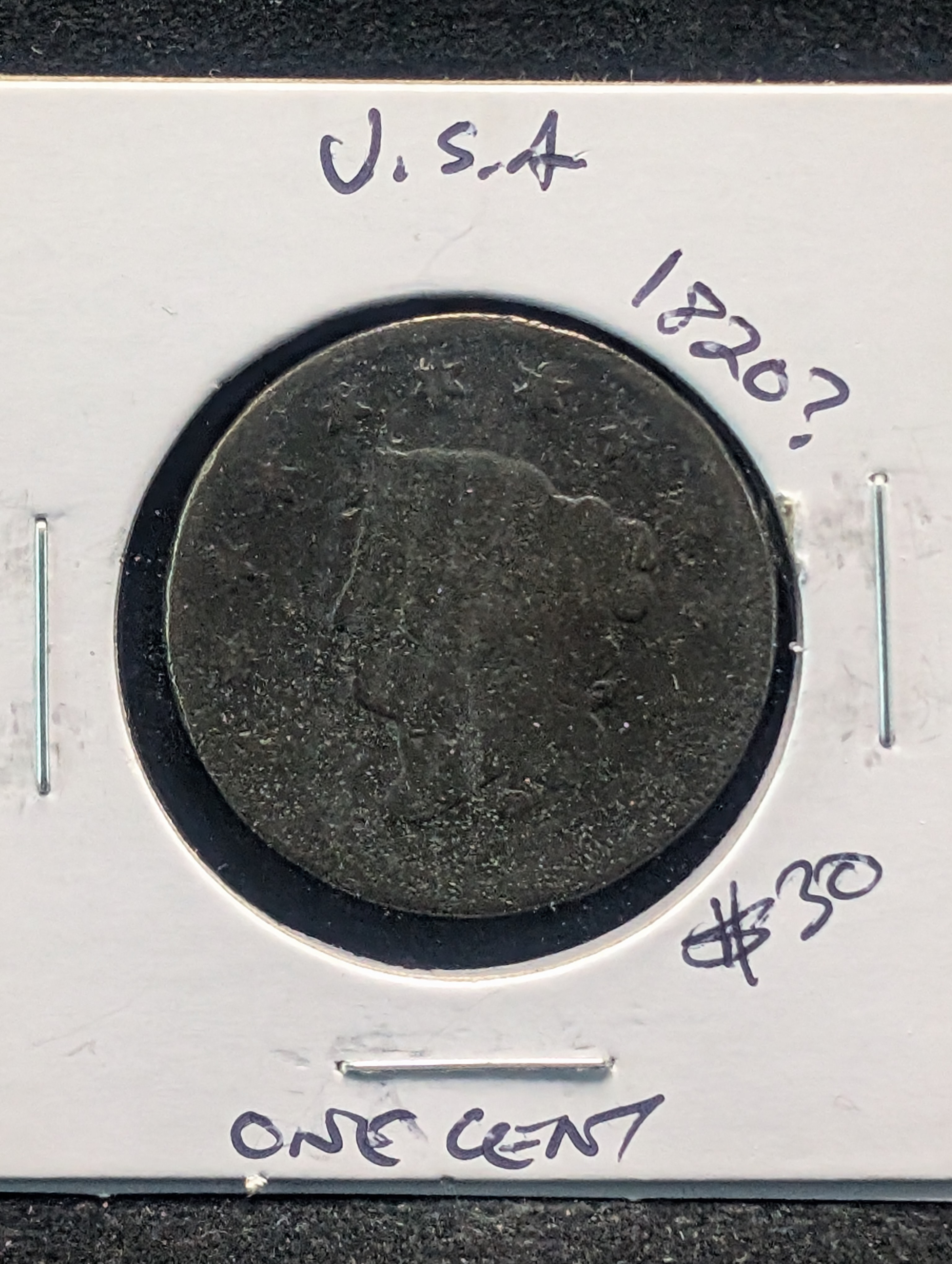 1820 Matron Liberty Head Large Cent