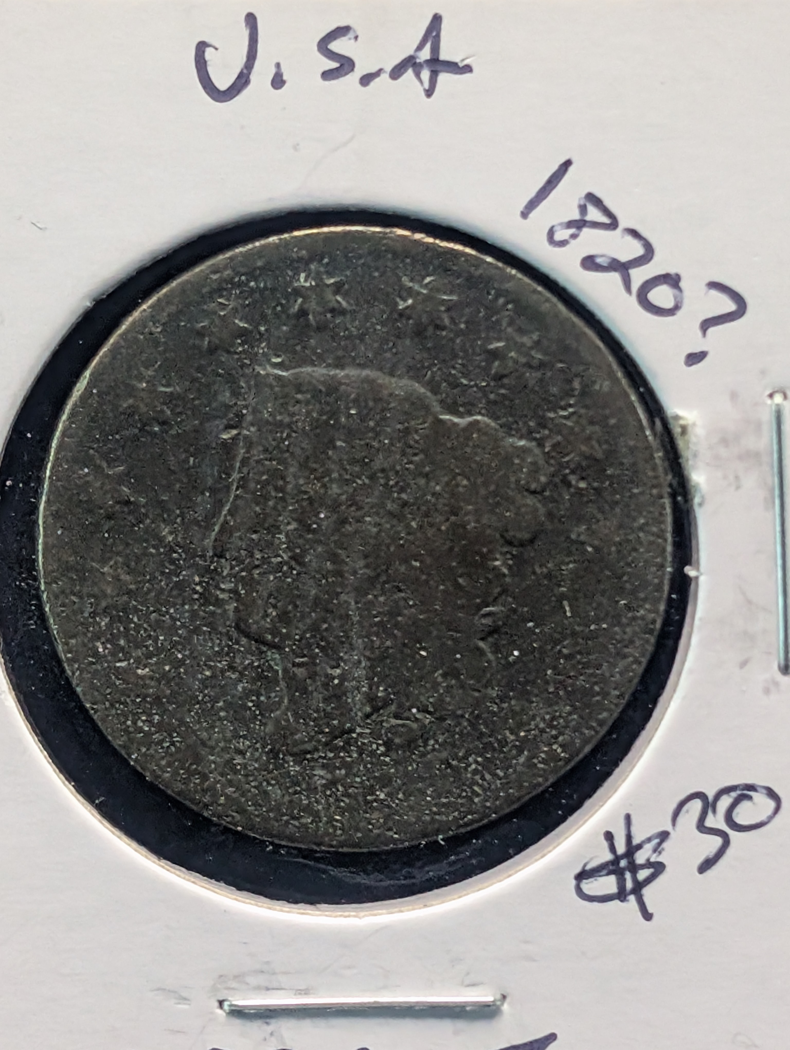 1820 Matron Liberty Head Large Cent