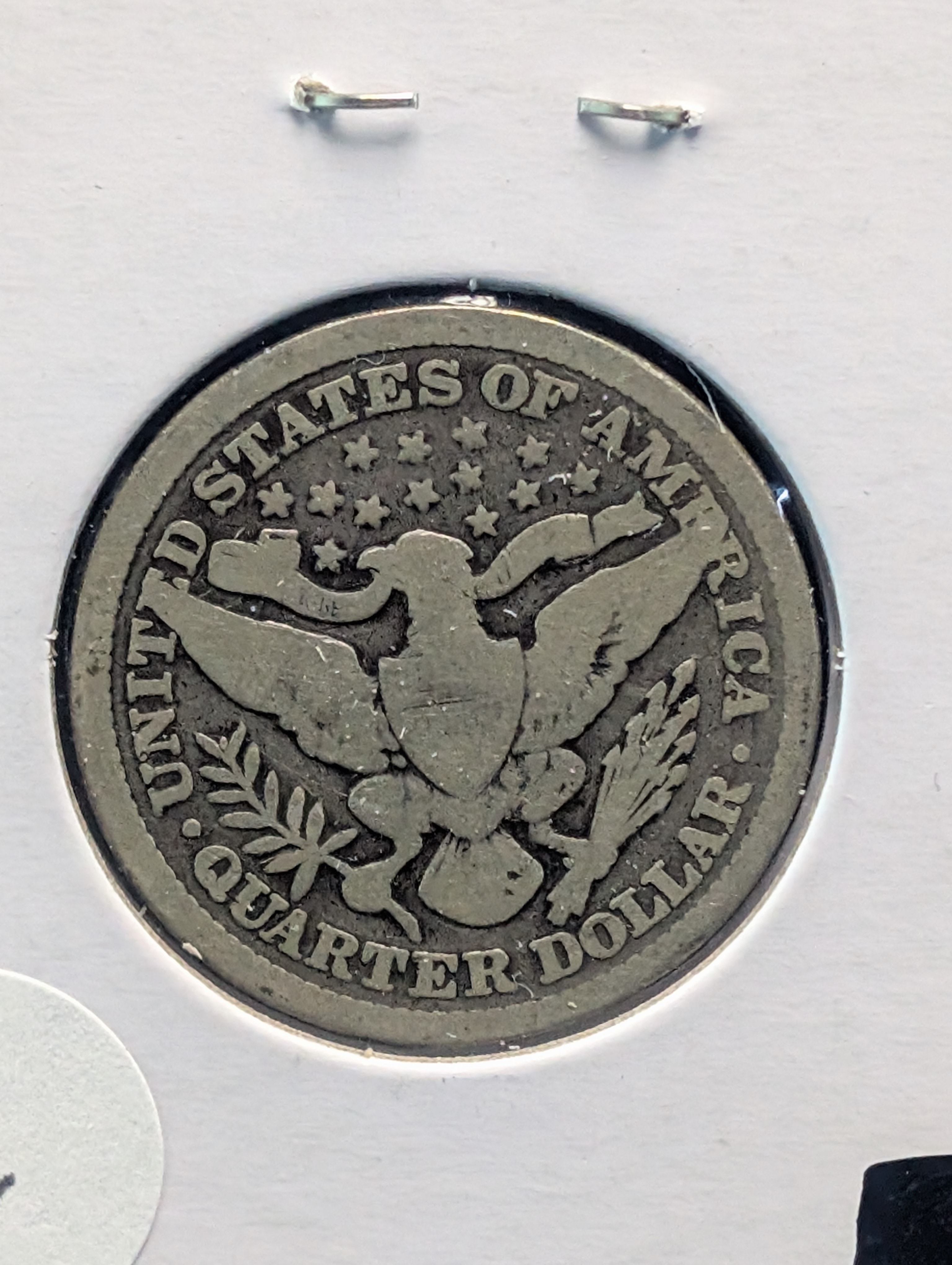 1898 90% Silver Barber Quarter - 128 Years Old!