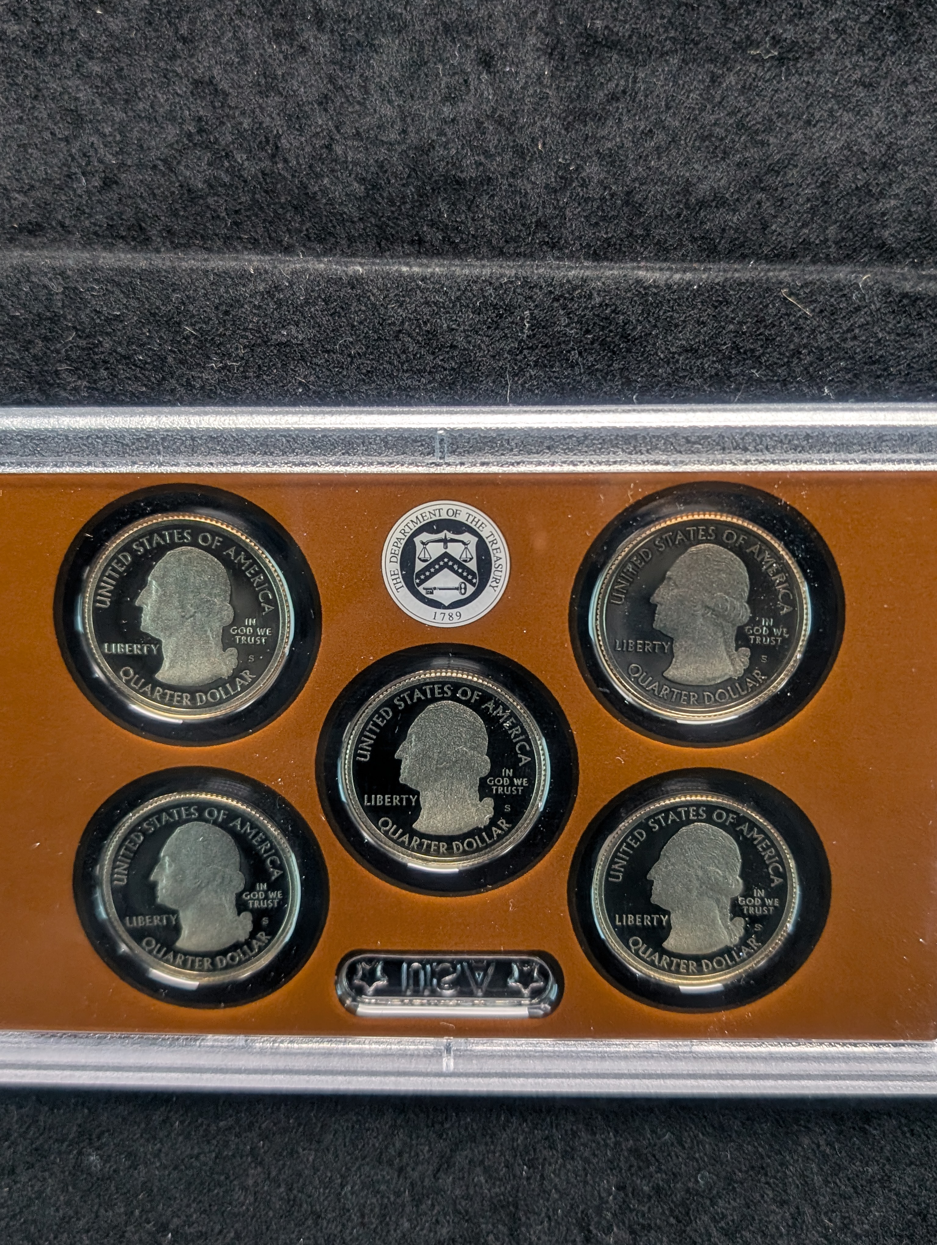 2012-S United States "America The Beautiful" Proof Quarter Set